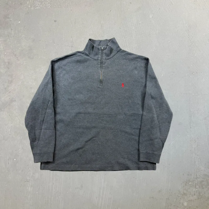 F- Vintage Polo Ralph Lauren Quarter Zip Knit Sweater sold by HG Vintage