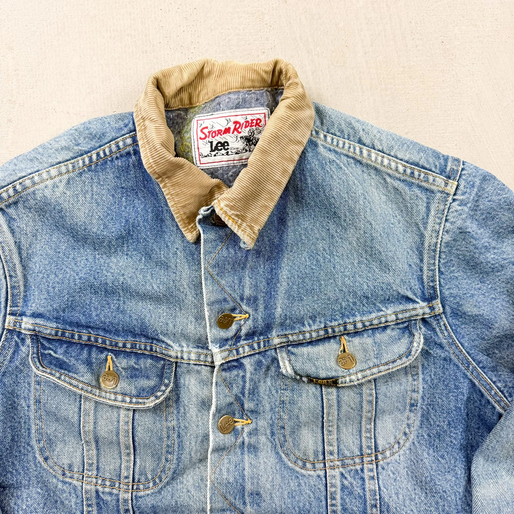 F- Vintage Lee Storm Rider Blanket Lined Denim Jacket sold by HG Vintage product image thumbnail 2