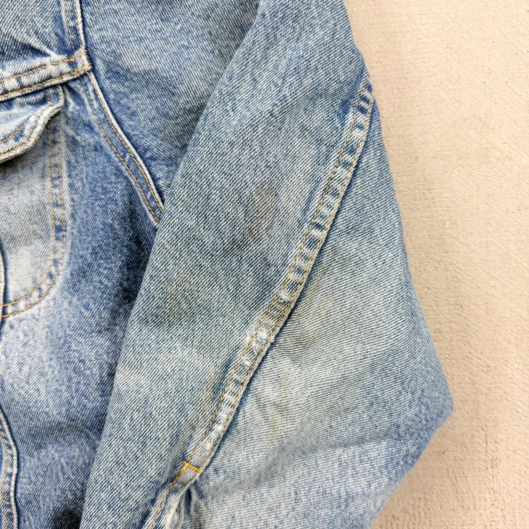 F- Vintage Lee Storm Rider Blanket Lined Denim Jacket sold by HG Vintage product image thumbnail 3