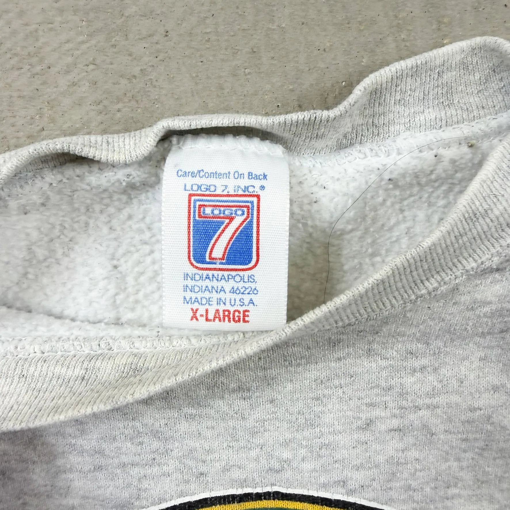 F- Vintage Green Bay Packers NFL Logo 7 Text Made In USA Crewneck sold by HG Vintage product image thumbnail 5