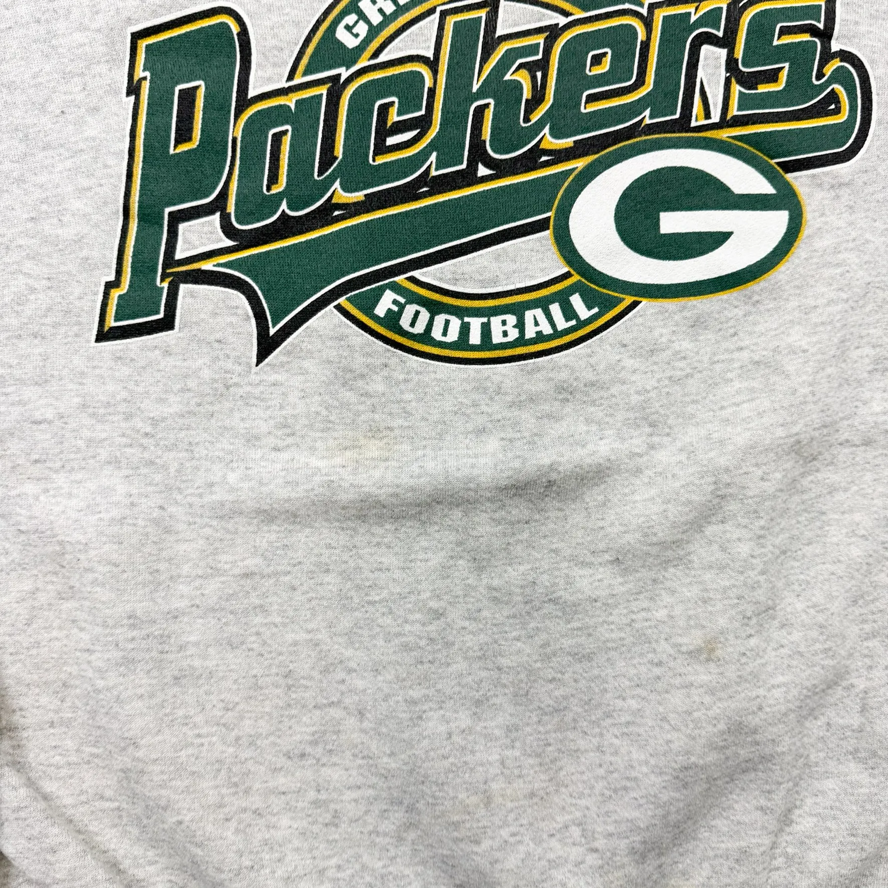F- Vintage Green Bay Packers NFL Logo 7 Text Made In USA Crewneck sold by HG Vintage product image thumbnail 4