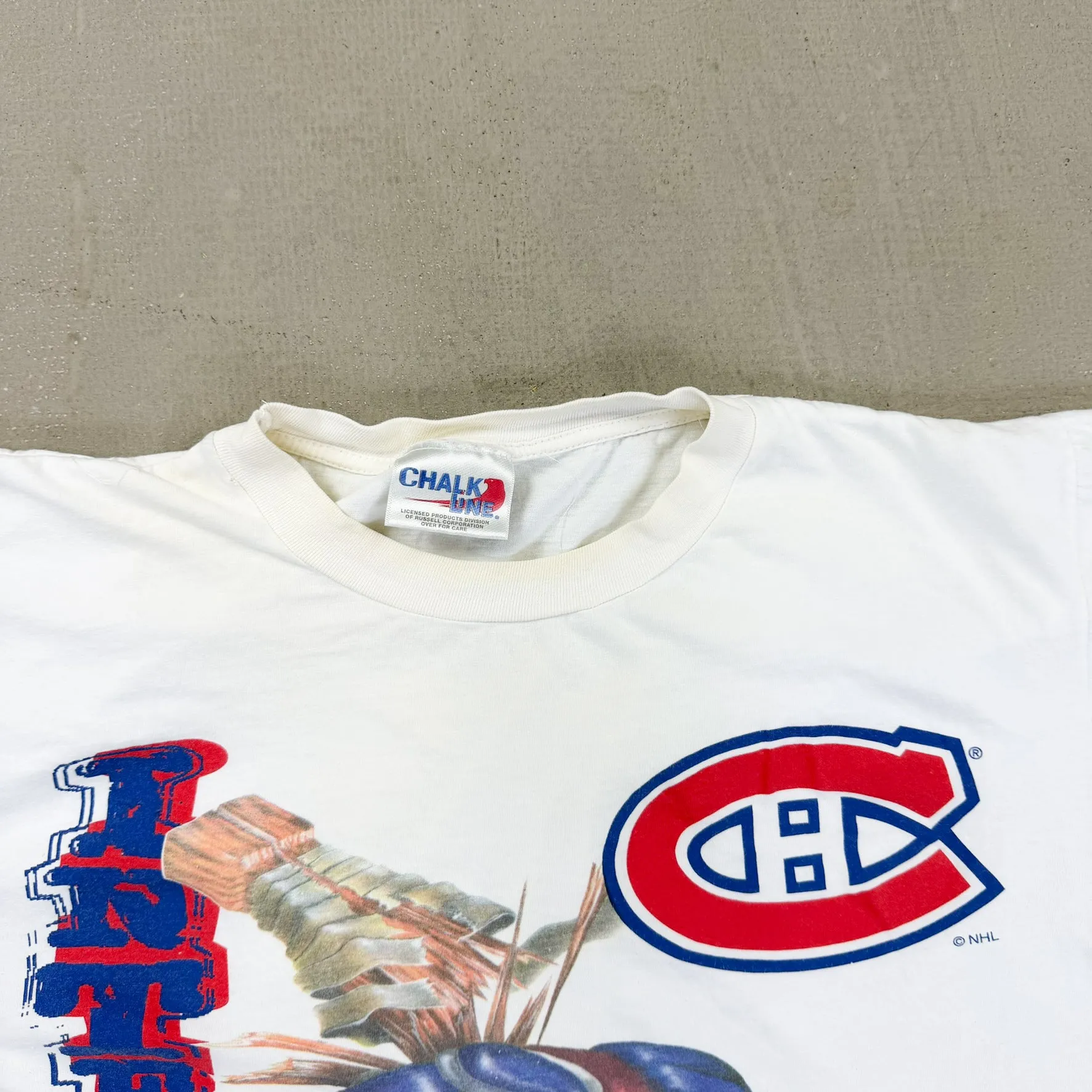 F- Vintage Montreal Canadiens NHL Chalk Line Graphic Tee sold by HG Vintage product image thumbnail 4
