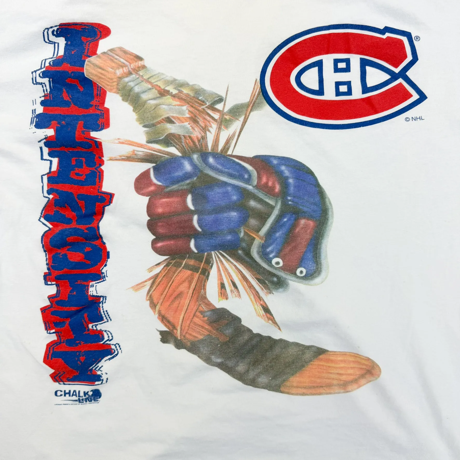 F- Vintage Montreal Canadiens NHL Chalk Line Graphic Tee sold by HG Vintage product image thumbnail 2