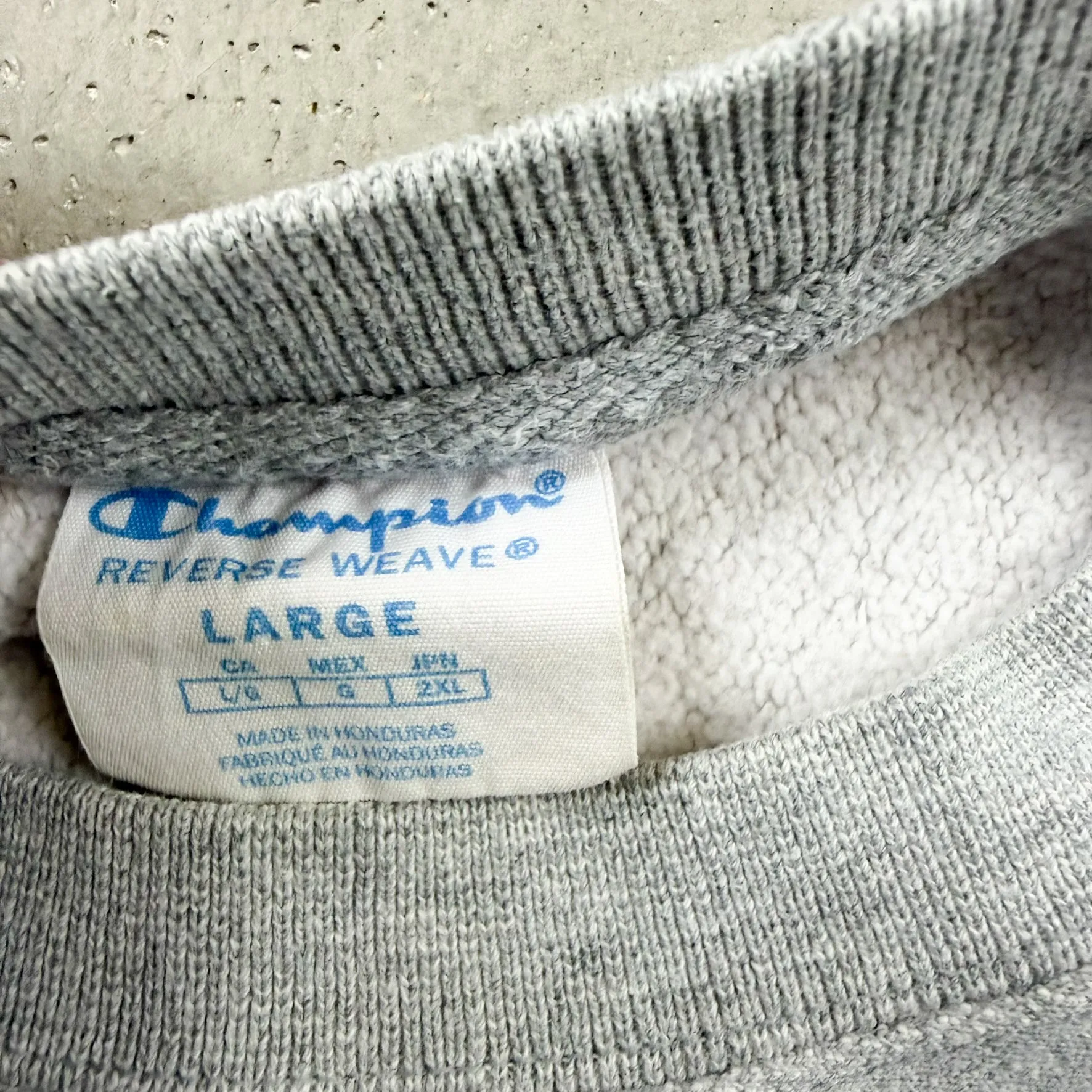 F- Vintage Champion Reverse Weave Embroidered Text Crewneck sold by HG Vintage product image thumbnail 3
