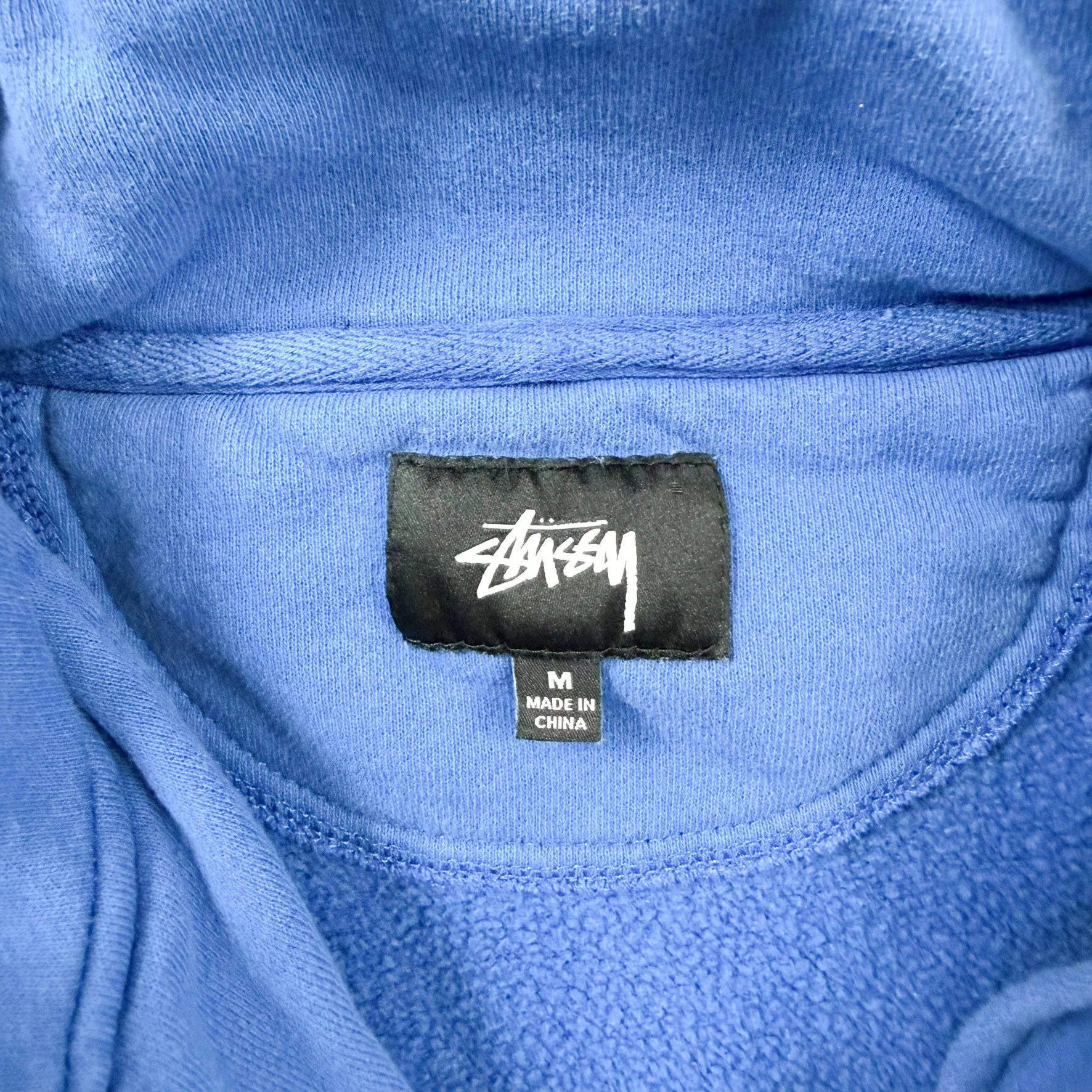 F- Vintage Stussy Embroidered Text Quarter Zip Crewneck sold by HG Vintage product image thumbnail 3
