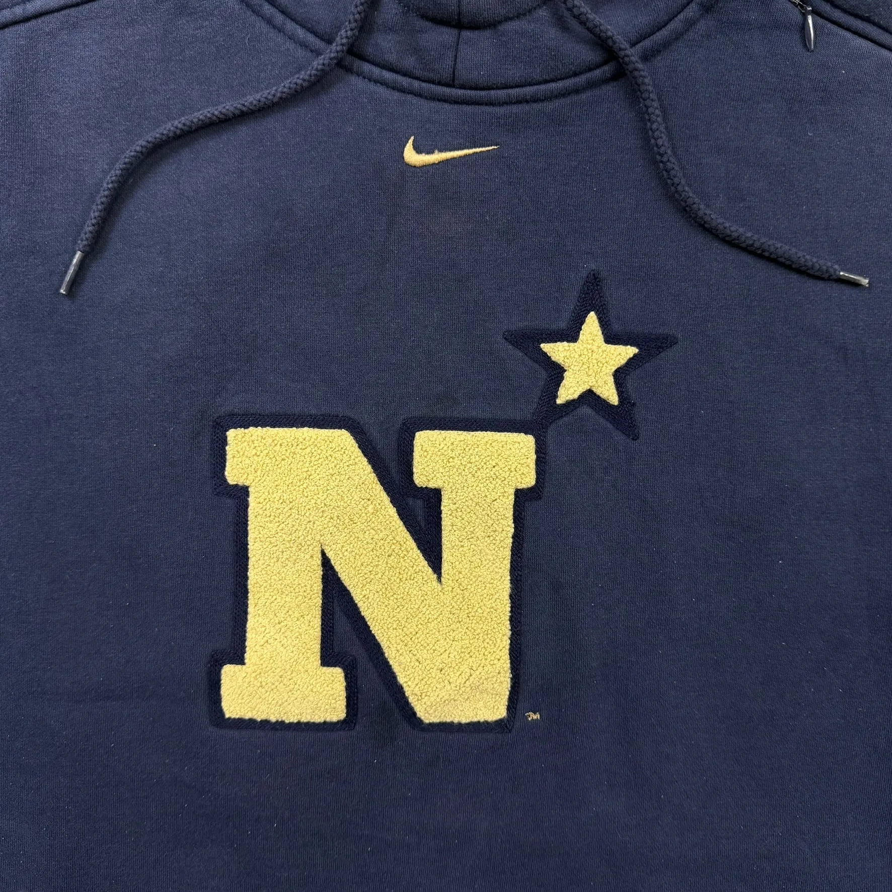 F- Nike Team US Navy College Embroidered Text Hoodie sold by HG Vintage product image thumbnail 2