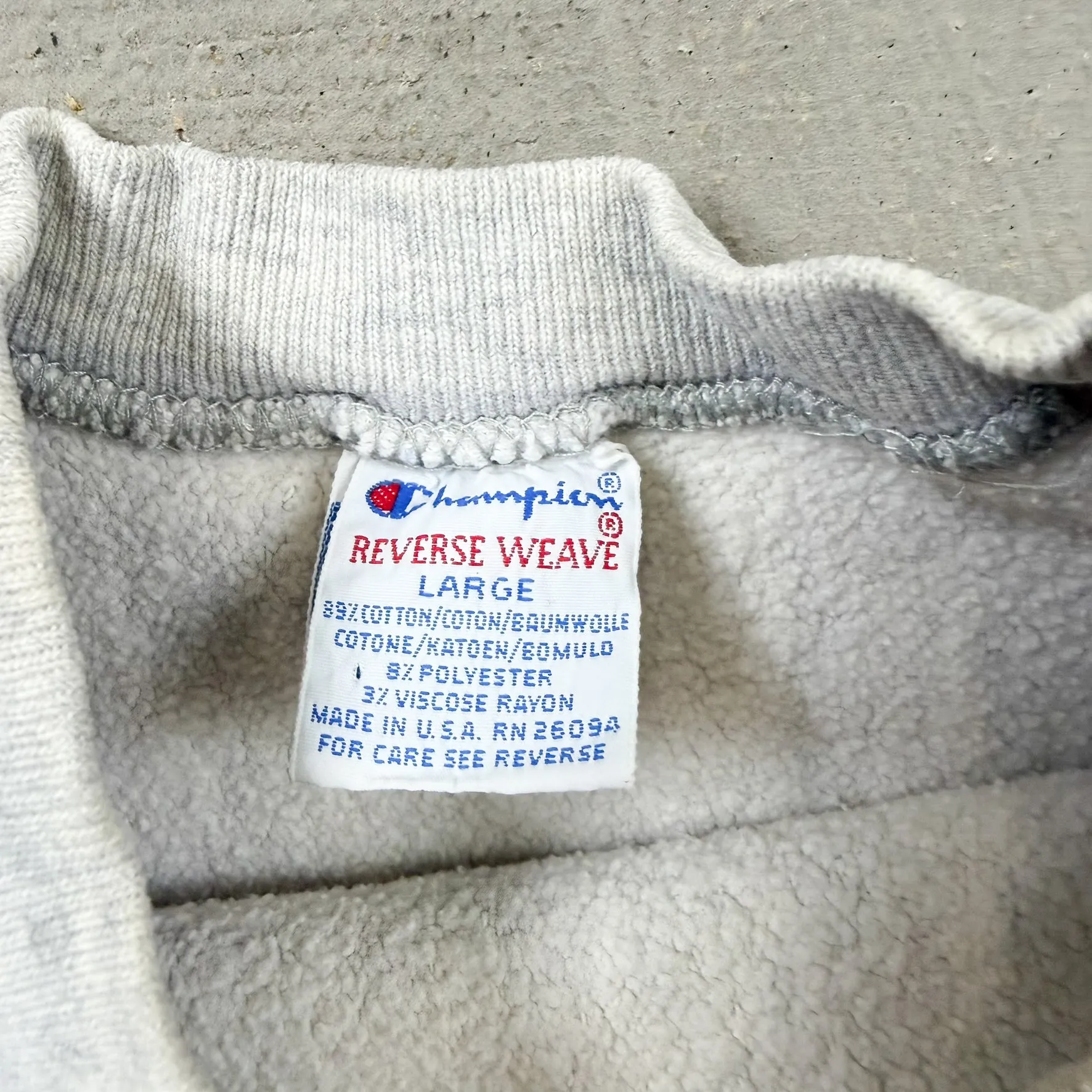 F- Vintage 90s Champion Reverse Weave Plymouth State Crewneck sold by HG Vintage product image thumbnail 3