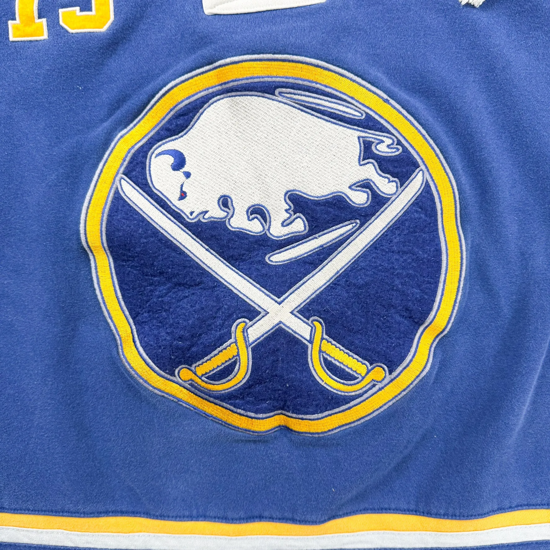 F- Buffalo Sabers Jack Eichel NHL Old Time Hockey Jersey Style Hoodie sold by HG Vintage product image thumbnail 2