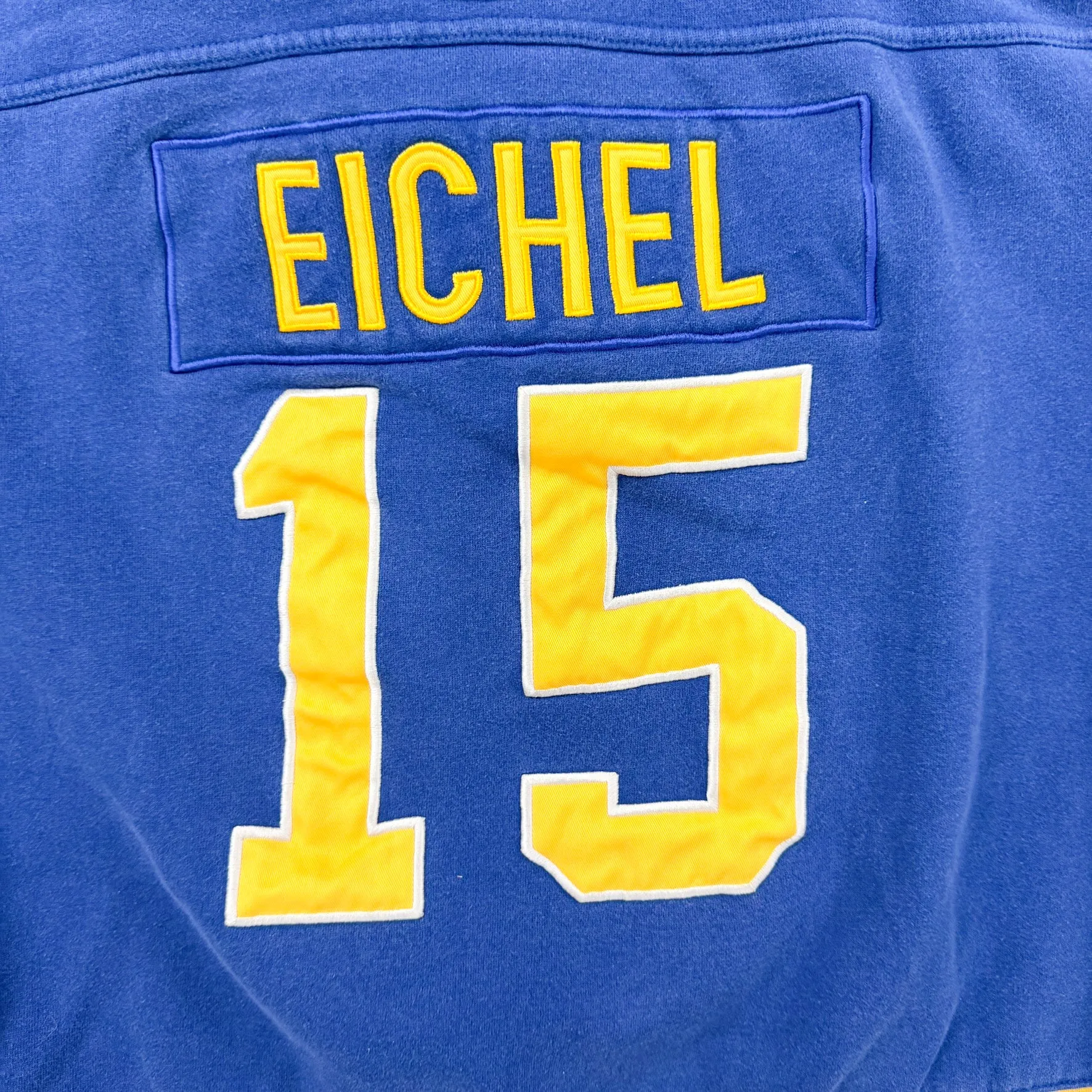 F- Buffalo Sabers Jack Eichel NHL Old Time Hockey Jersey Style Hoodie sold by HG Vintage product image thumbnail 4