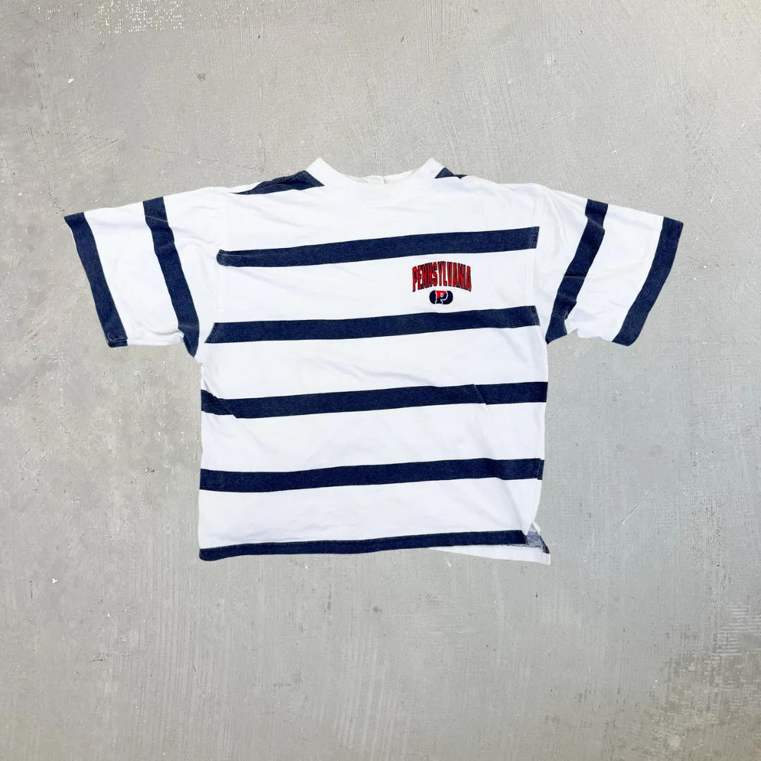 F- Vintage University Of Pennsylvania Logo 7 Embroidered Text Tee sold by HG Vintage