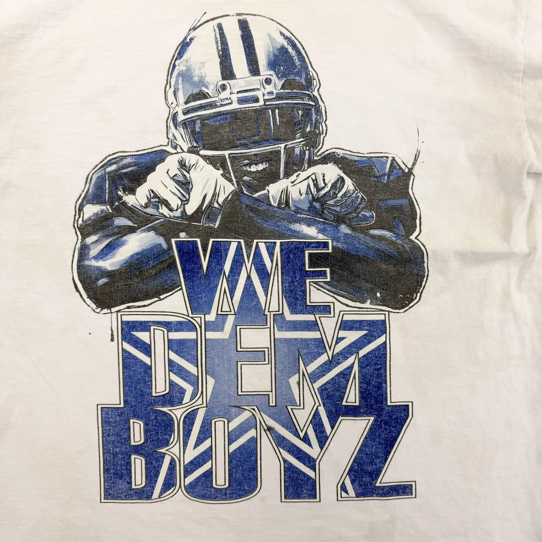 F- Vintage Dallas Cowboys Shaka Wear We Dem Boyz Graphic Tee sold by HG Vintage product image thumbnail 2