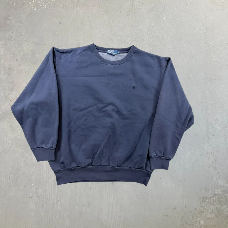 F- Vintage Polo Ralph Lauren Embroidered Horse Crewneck sold by HG Vintage