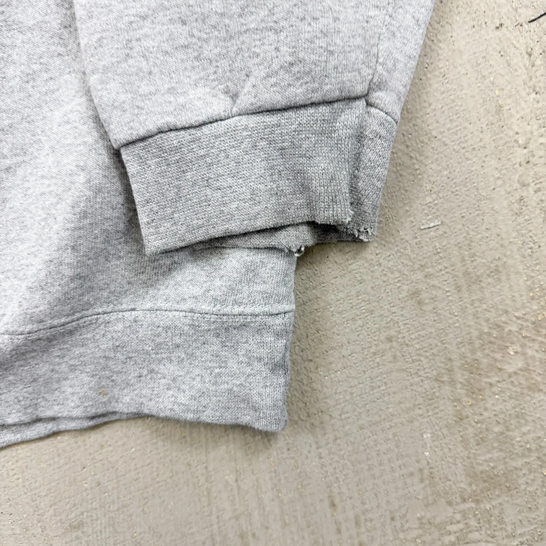 F- Vintage 90s Nike Embroidered Swoosh Grey Made In USA Crewneck sold by HG Vintage product image thumbnail 3