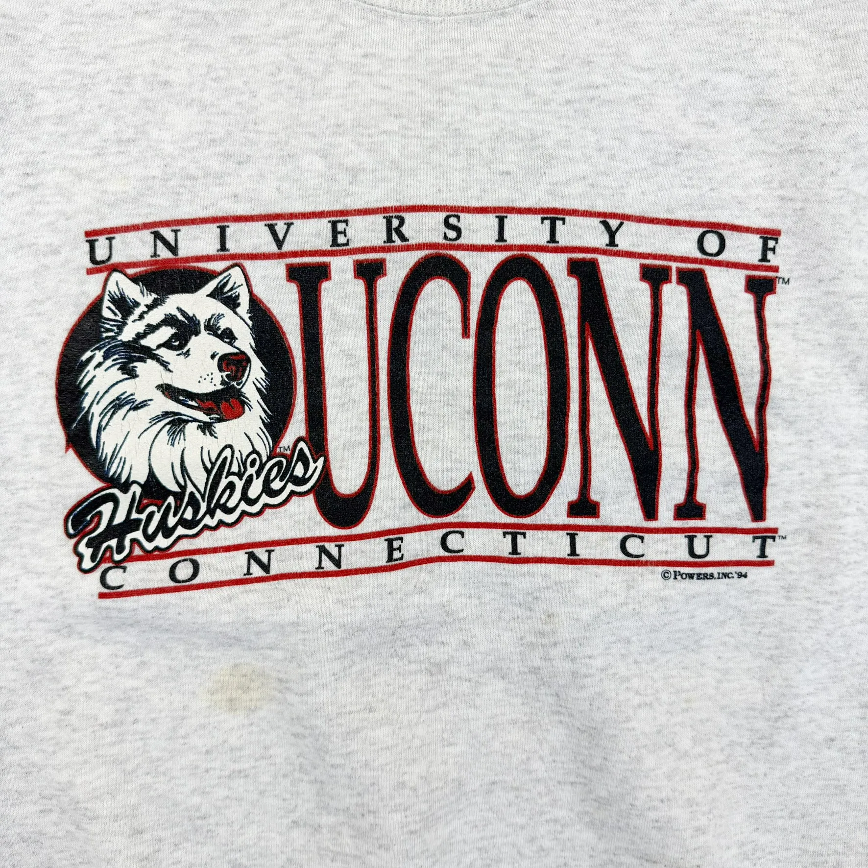 F- Vintage University Of Connecticut Uconn Huskies Crewneck sold by HG Vintage product image thumbnail 2