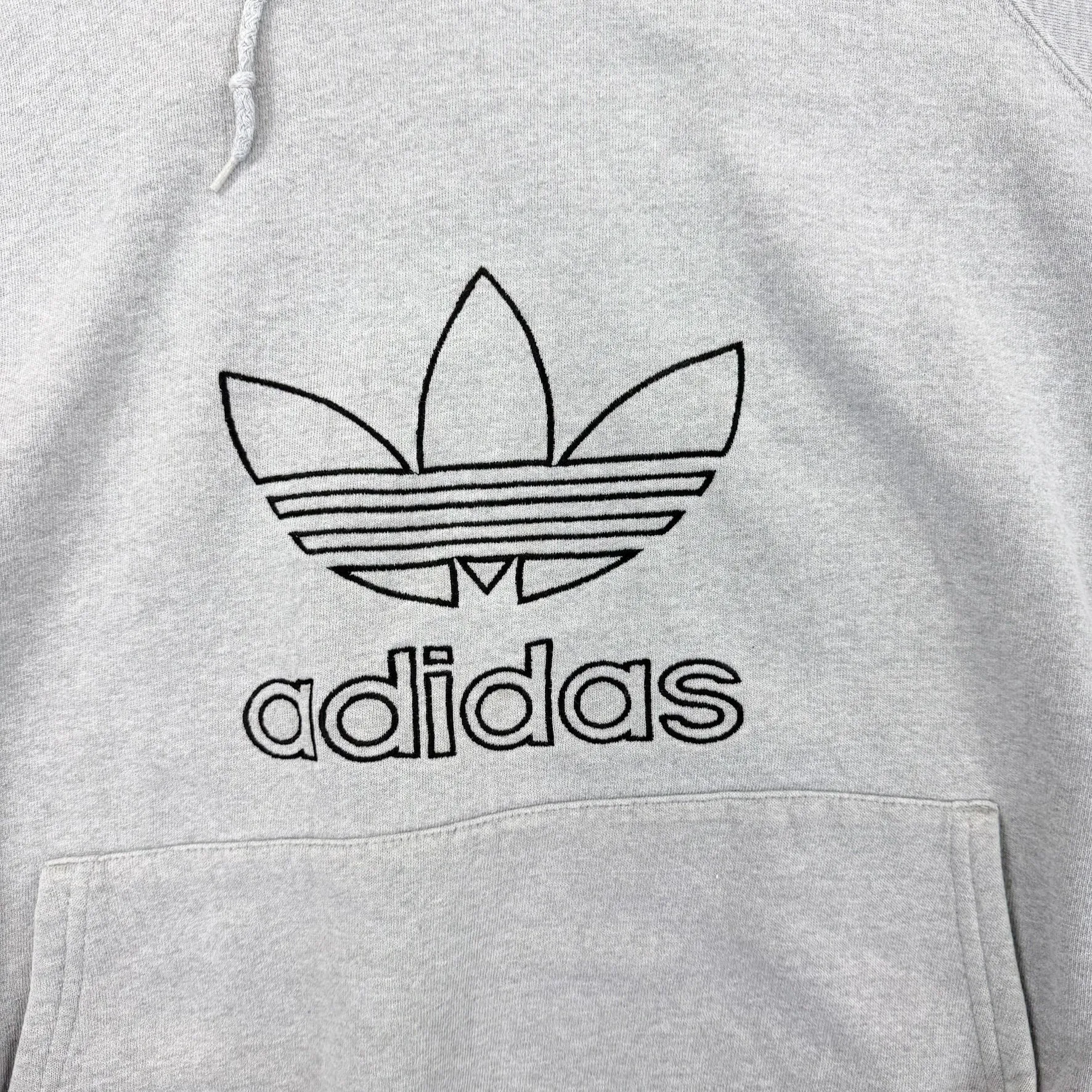 F- Vintage Adidas Embroidered Logo & Text Made In USA Hoodie sold by HG Vintage product image thumbnail 2