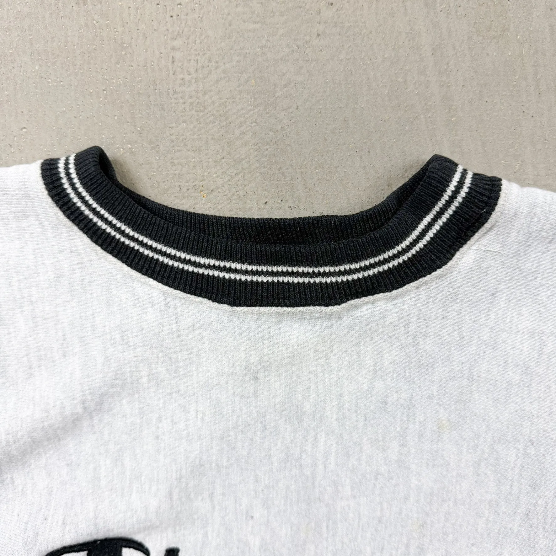 F- Vintage 90s Champion Reverse Weave Embroidered Text Made In USA Crewneck sold by HG Vintage product image thumbnail 5