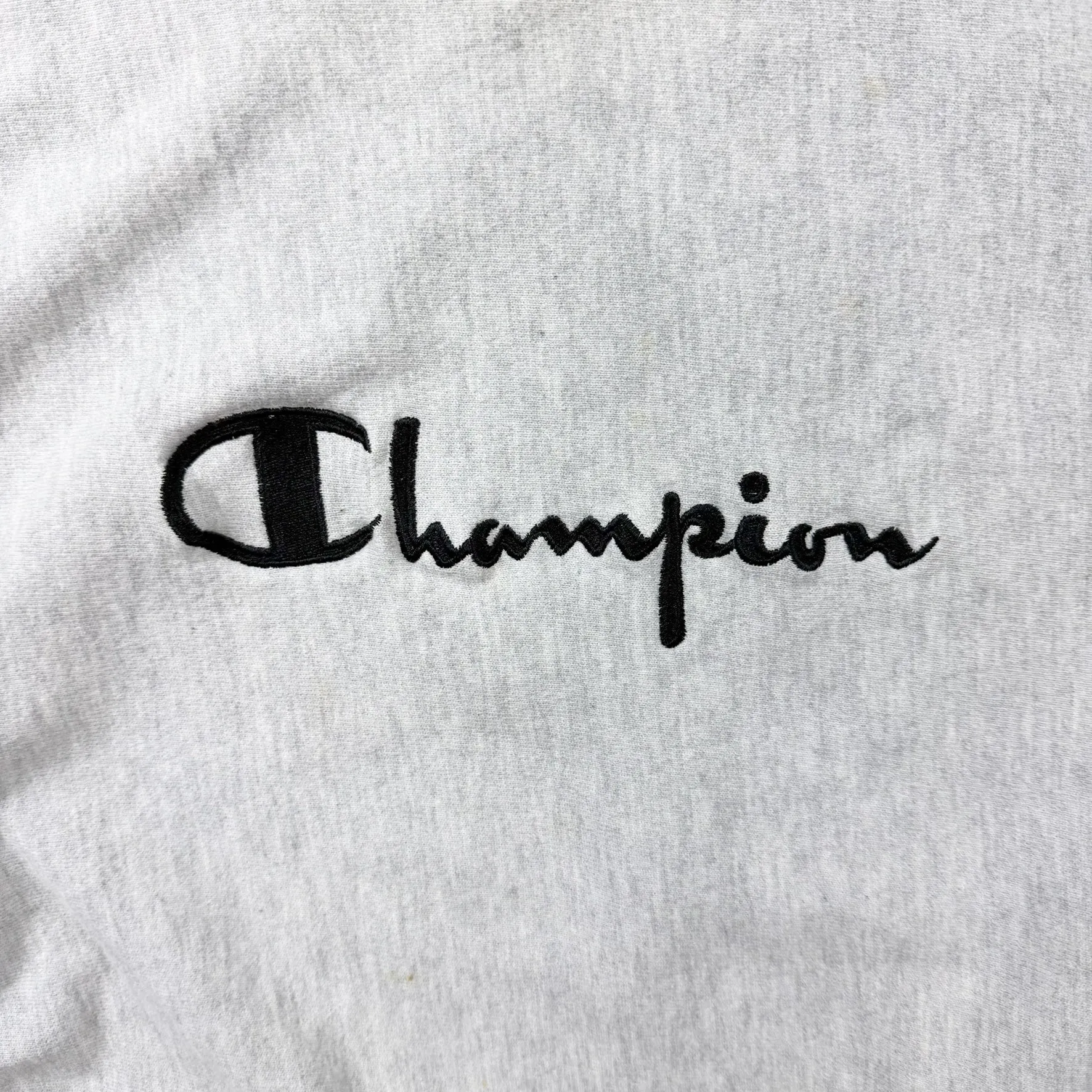 F- Vintage 90s Champion Reverse Weave Embroidered Text Made In USA Crewneck sold by HG Vintage product image thumbnail 2