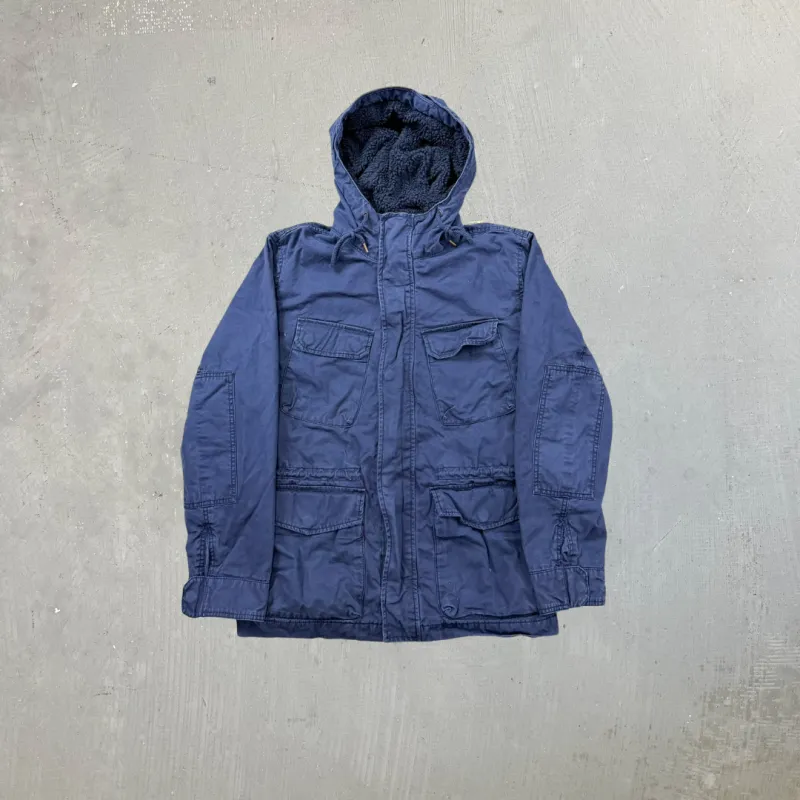 F- Vintage Gap & Pendleton Plaid Lined Zip Up Cargo Jacket sold by HG Vintage