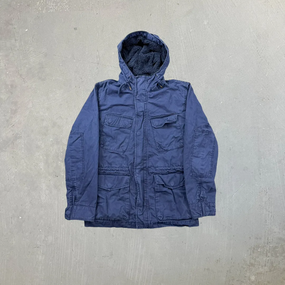 F- Vintage Gap & Pendleton Plaid Lined Zip Up Cargo Jacket sold by HG Vintage