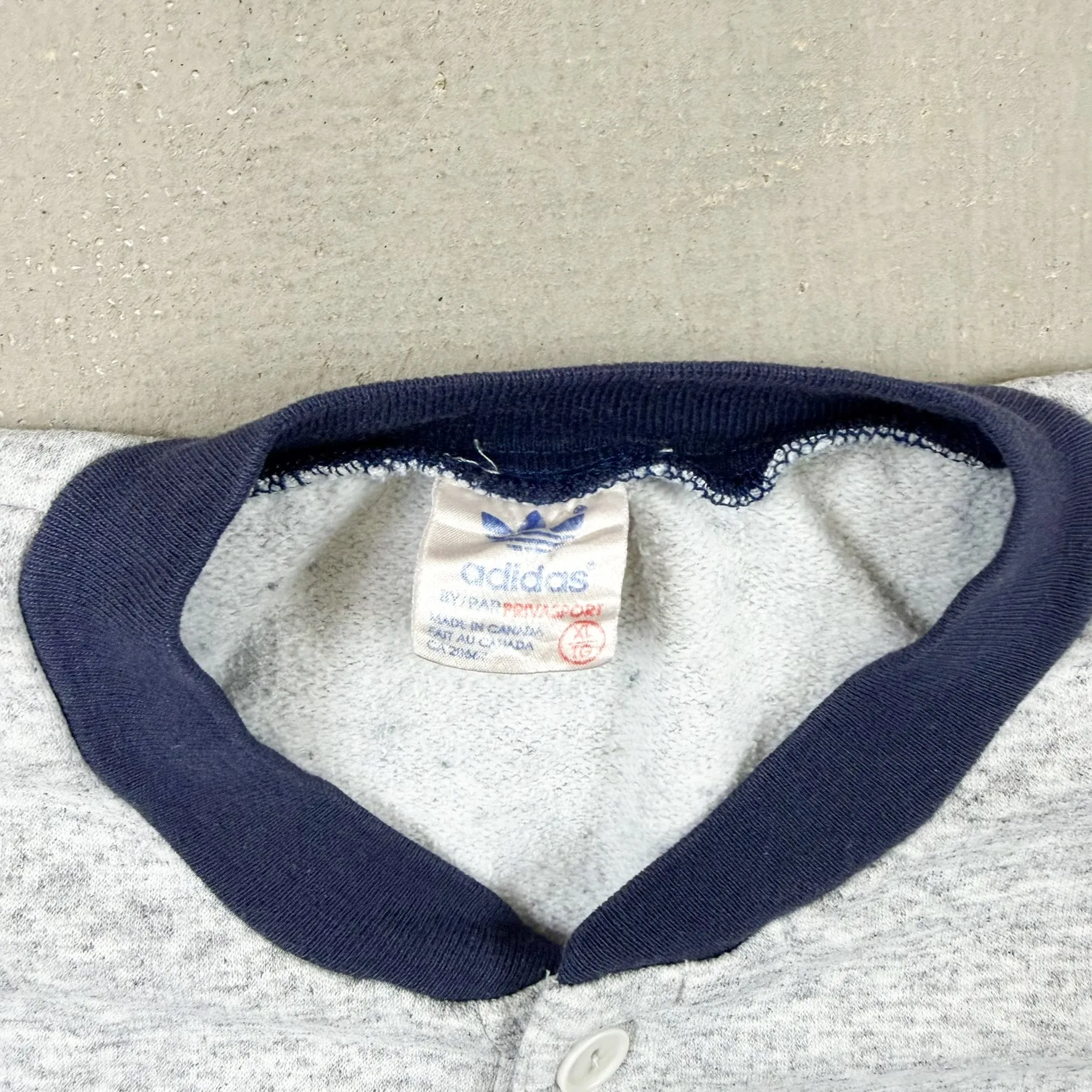 F- Vintage Adidas Sports Legend Made In Canada Henley Crewneck sold by HG Vintage product image thumbnail 4