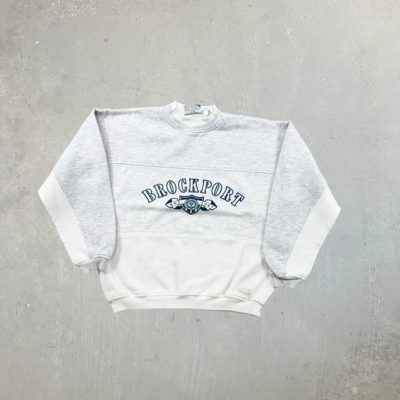 F- Vintage Brockport College Text Crewneck sold by HG Vintage