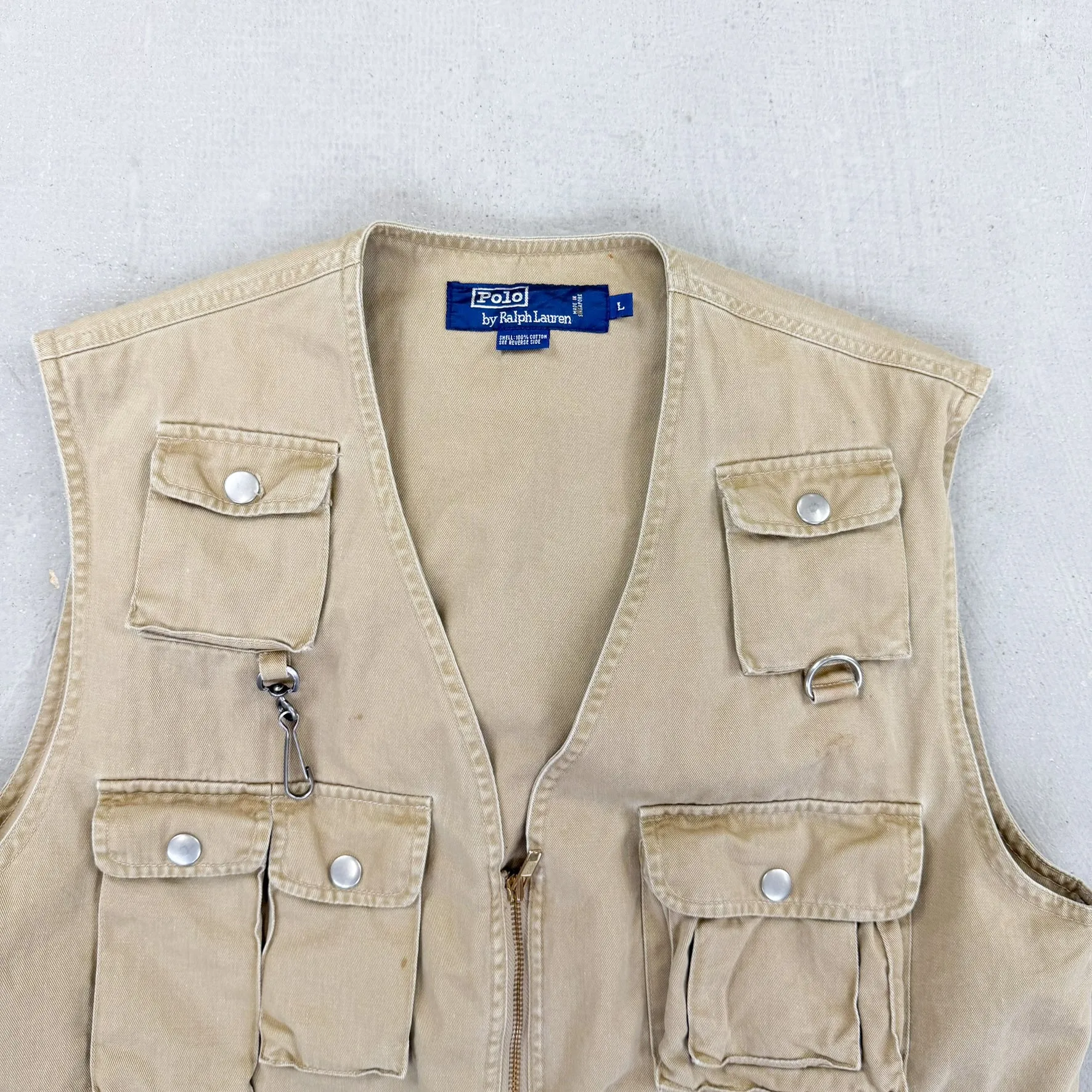 F- Vintage Polo Ralph Lauren Cargo Vest sold by HG Vintage product image thumbnail 3