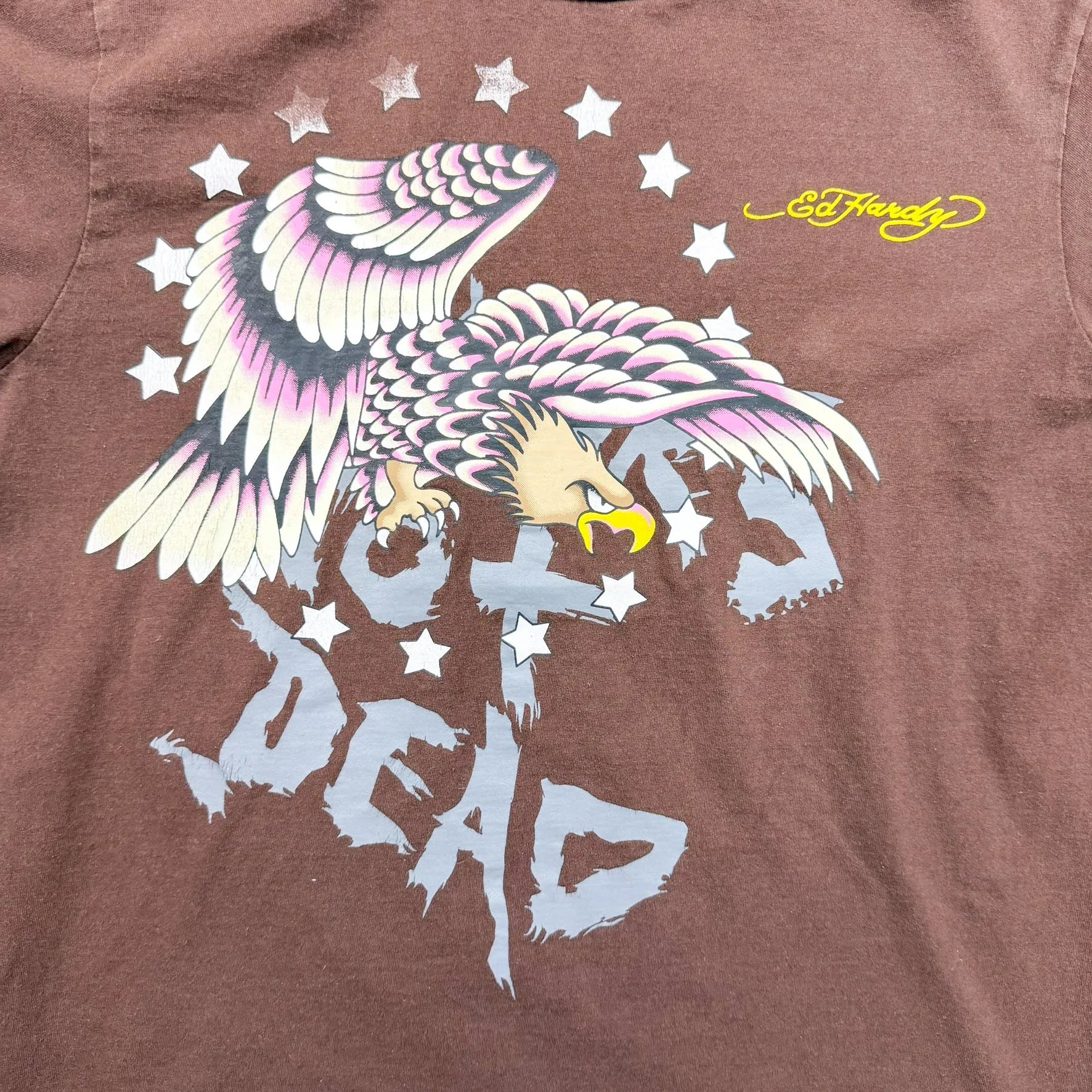 F- Vintage Ed Hardy Not Dead Eagle & Text Graphic Tee sold by HG Vintage product image thumbnail 2