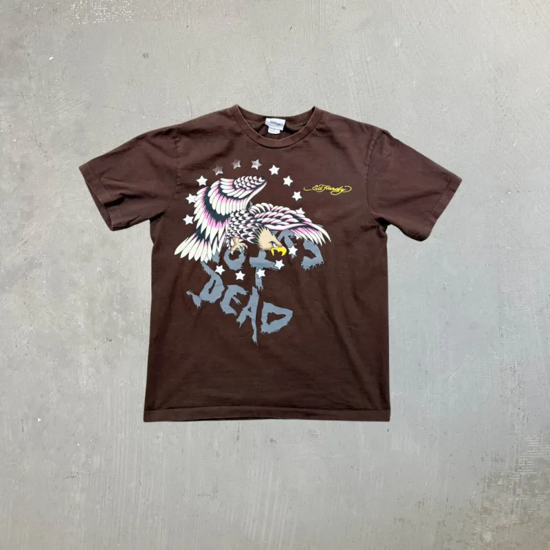 F- Vintage Ed Hardy Not Dead Eagle & Text Graphic Tee sold by HG Vintage