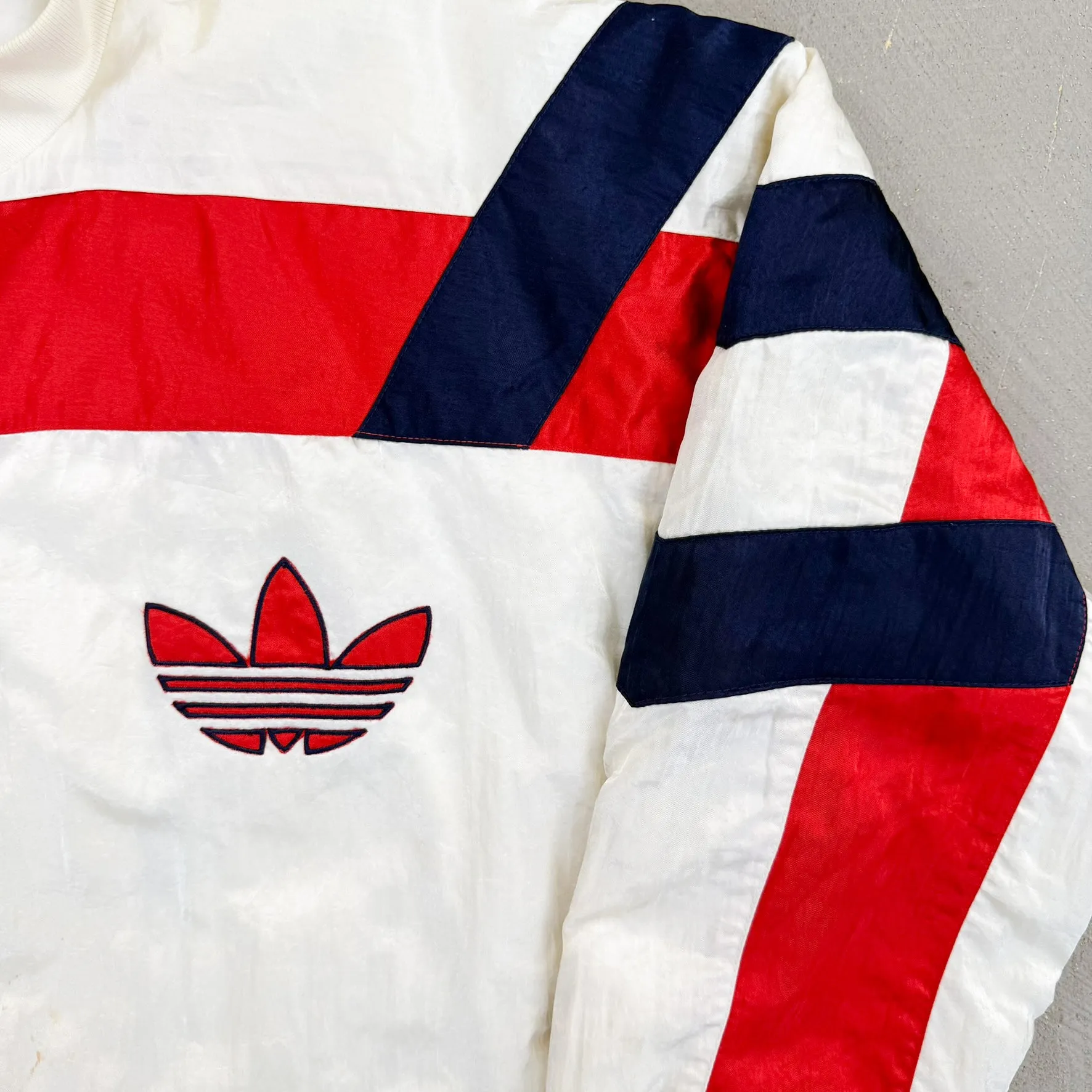 F- Vintage Adidas Button Snap Bomber Jacket sold by HG Vintage product image thumbnail 2