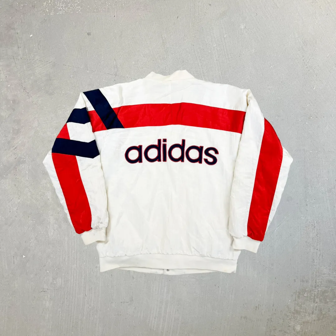F- Vintage Adidas Button Snap Bomber Jacket sold by HG Vintage product image thumbnail 3