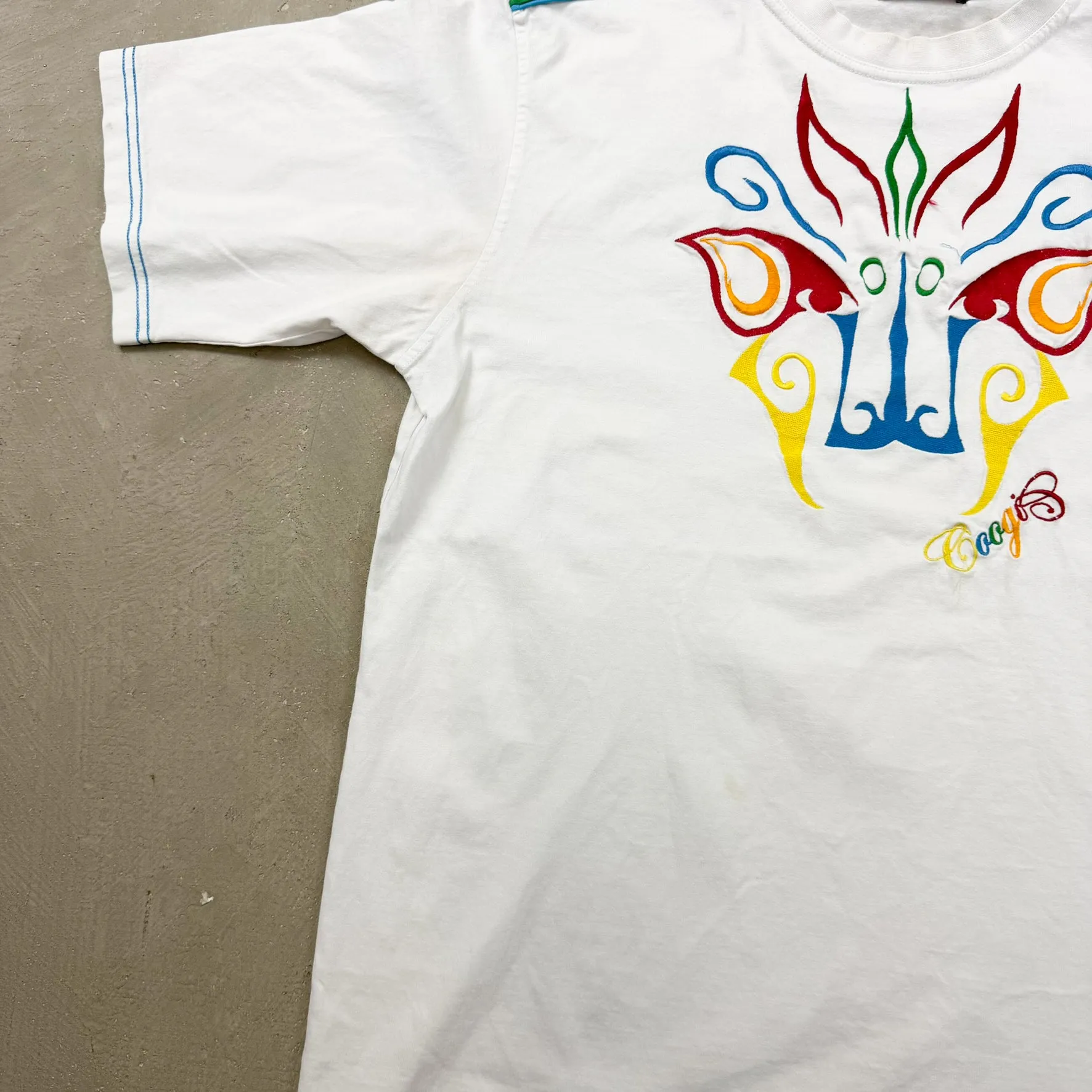 F- Vintage Coogi Embroidered Graphic & Text Tee sold by HG Vintage product image thumbnail 5
