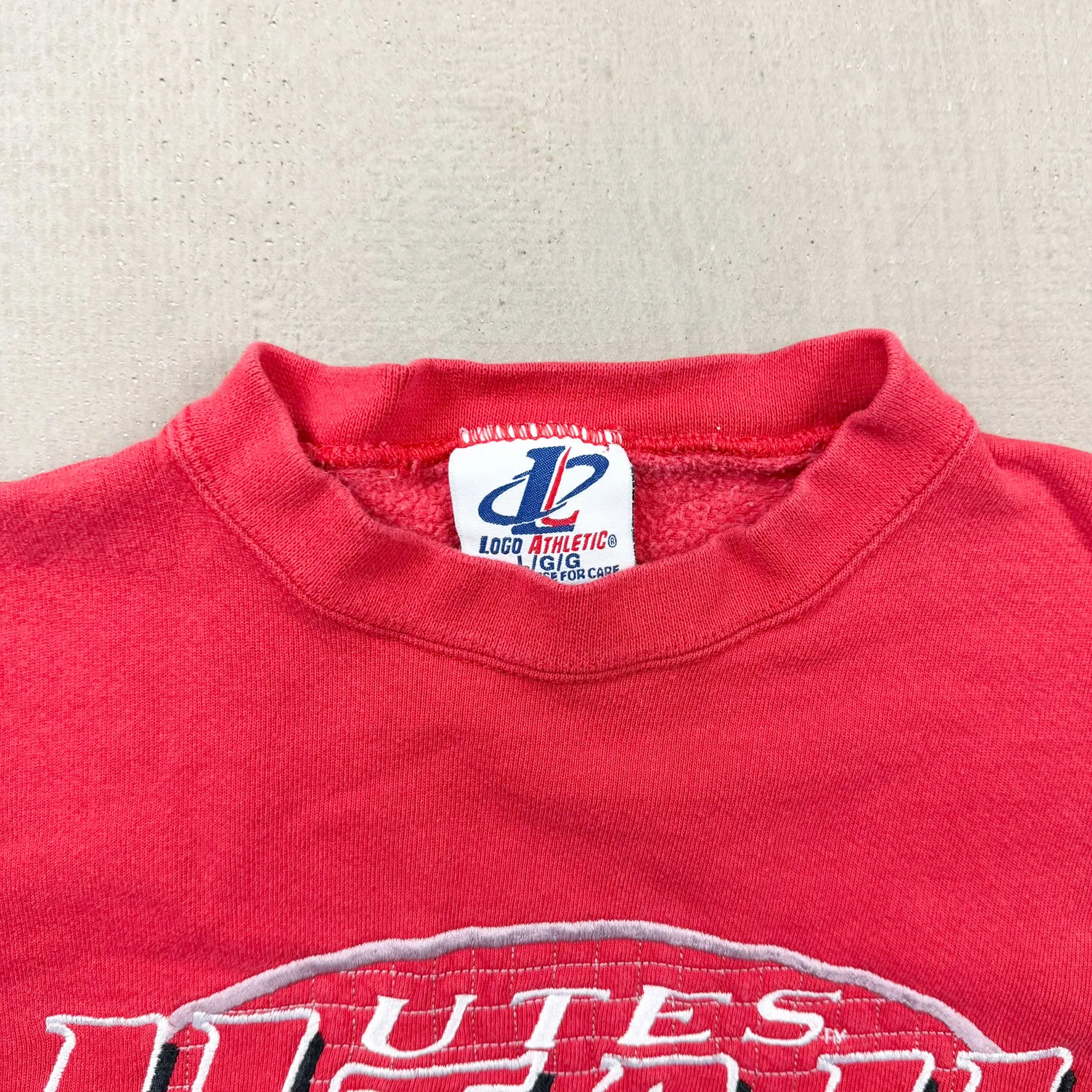 F- Vintage Utah Utes Logo Athletic Embroidered Logo Crewneck sold by HG Vintage product image thumbnail 3
