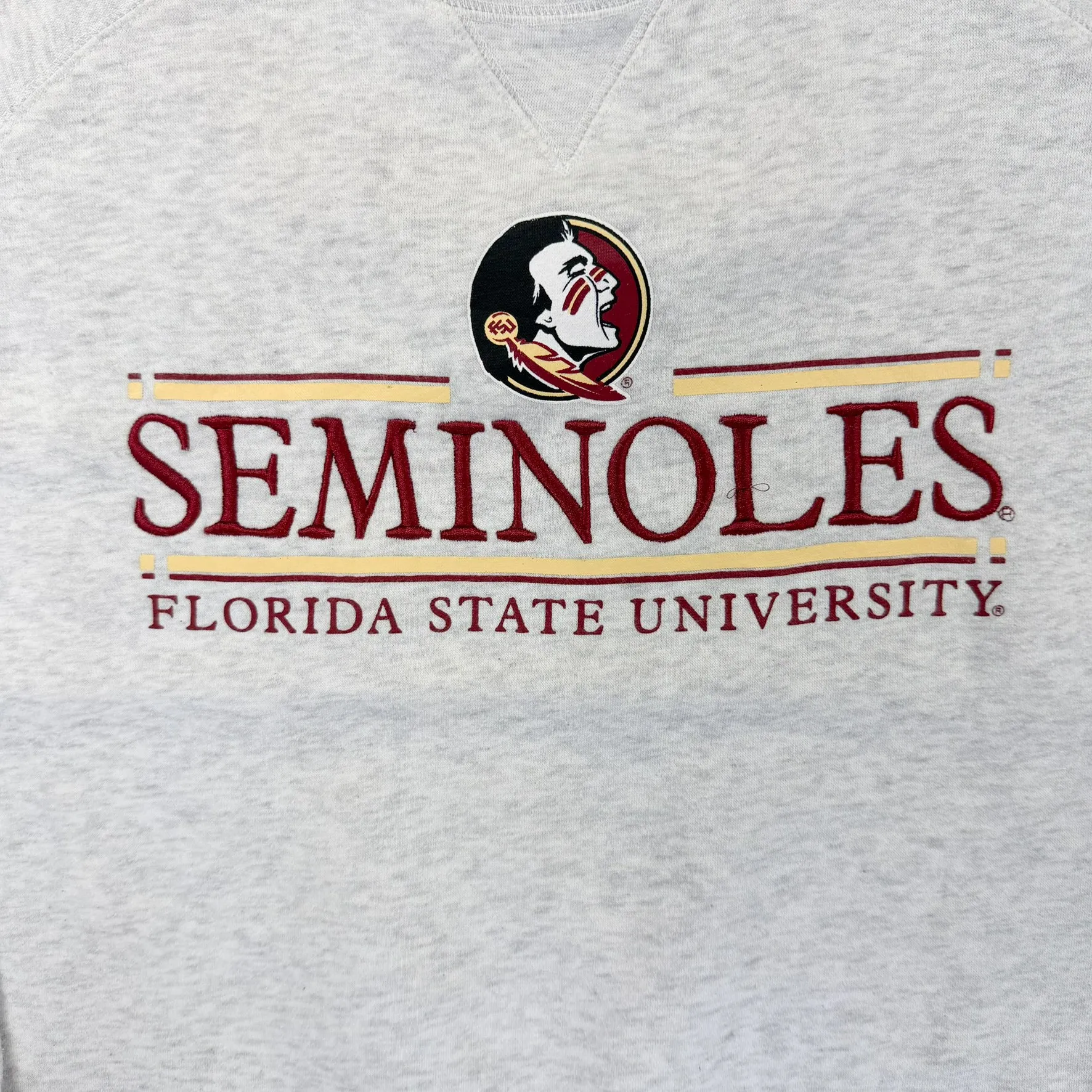 F- Vintage Florida Seminoles Embroidered Text Champion Crewneck sold by HG Vintage product image thumbnail 2