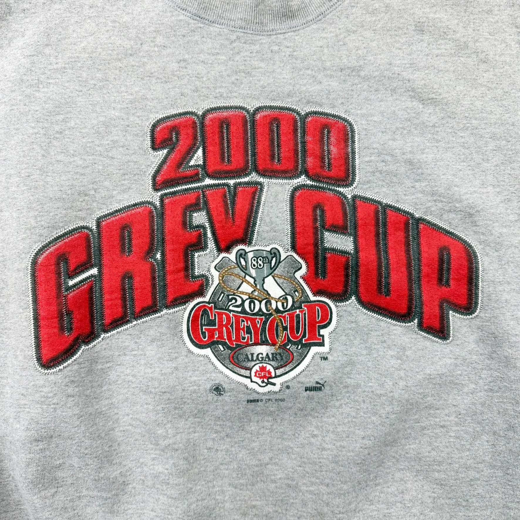F- Vintage '00 CFL Calgary Grey Cup Puma Graphic Crewneck sold by HG Vintage product image thumbnail 2