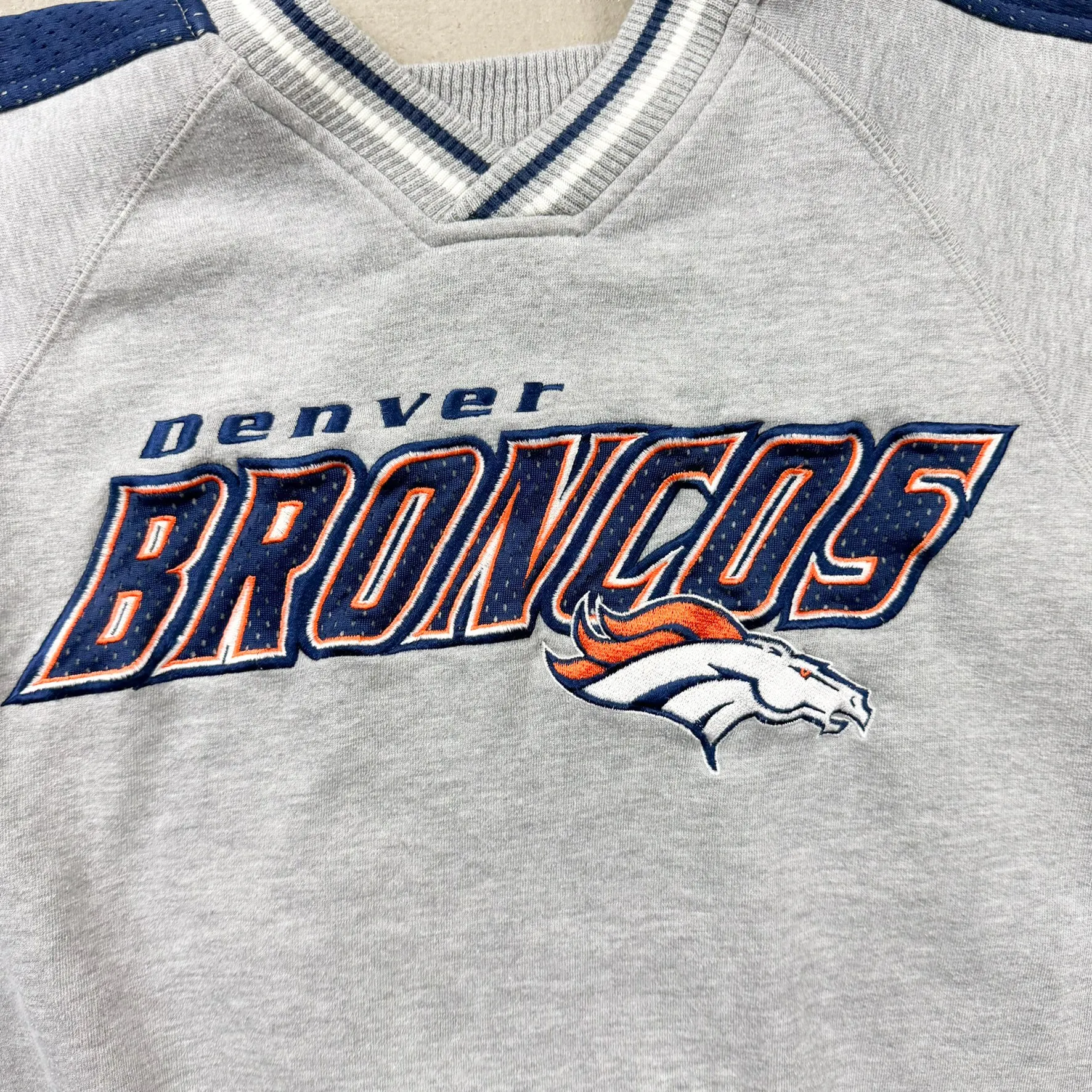 F- Vintage Denver Broncos NFL Lee Embroidered Text Crewneck sold by HG Vintage product image thumbnail 2