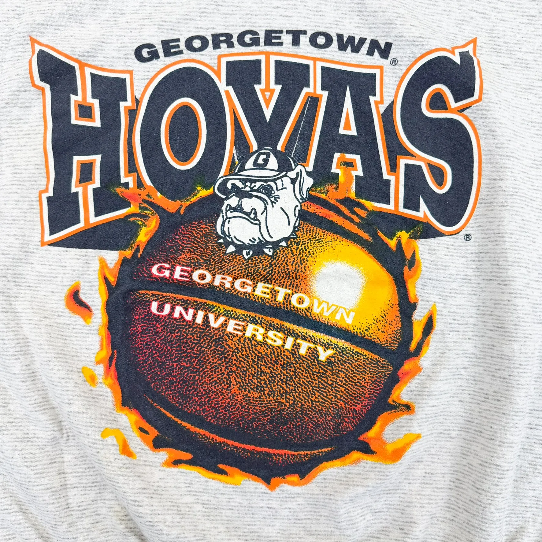 F- Vintage Georgetown Hoyas Basketball Made In Canada Graphic Crewneck sold by HG Vintage product image thumbnail 2