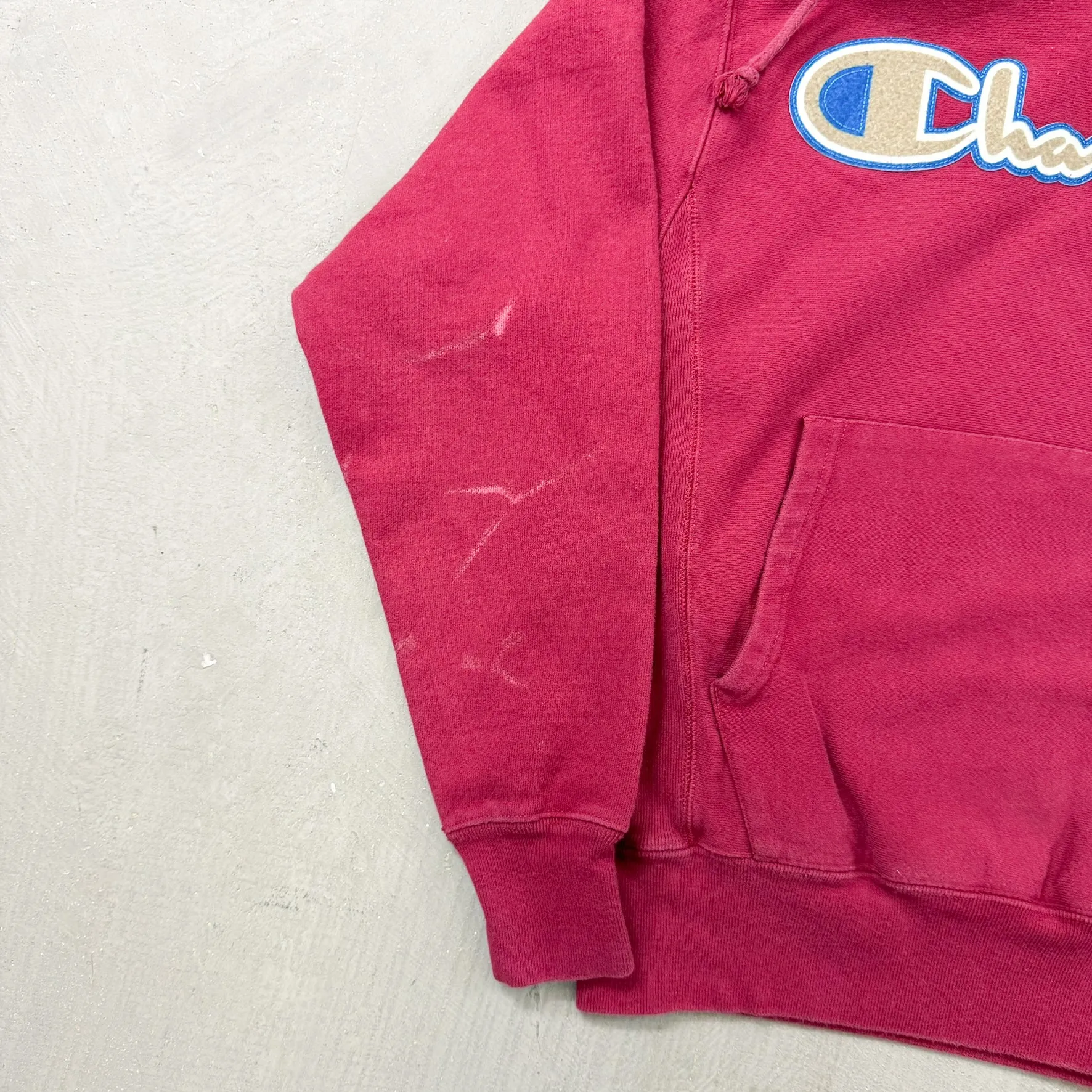 F- Vintage Champion Reverse Weave Embroidered Text Hoodie sold by HG Vintage product image thumbnail 4