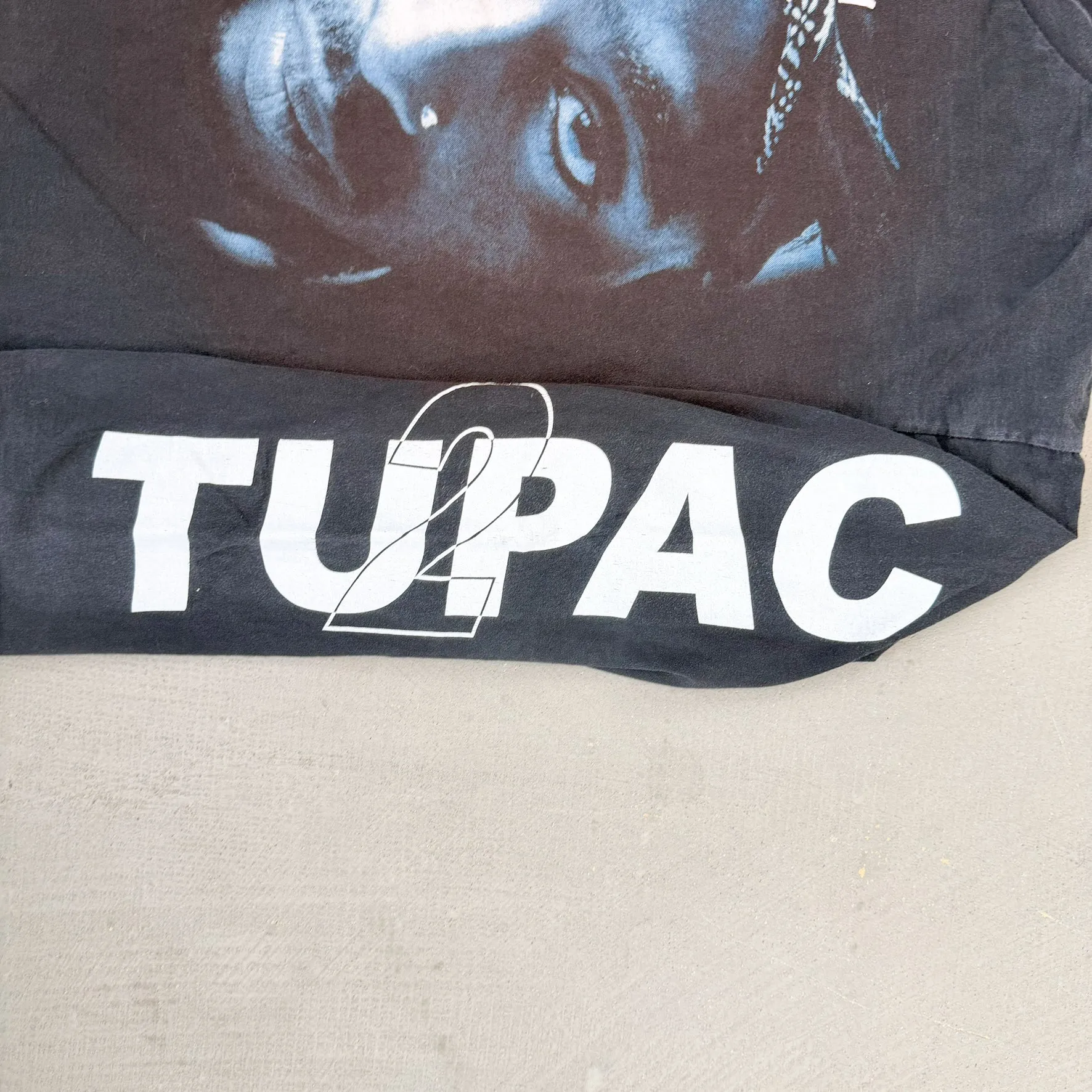 F- Vintage 2pac Picture Memorial Heavy Metal Tag Long Sleeve Tee sold by HG Vintage product image thumbnail 4