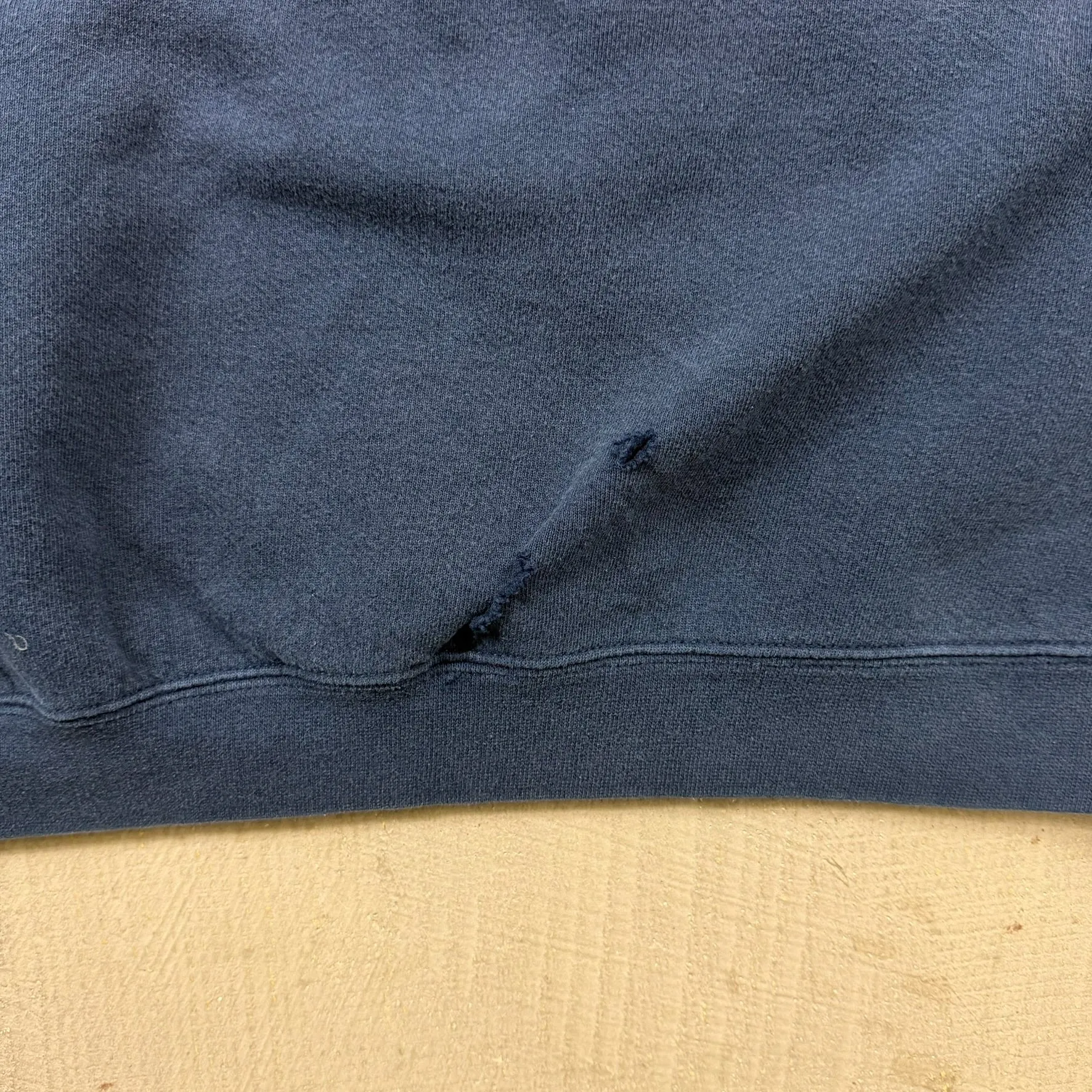 F- Vintage 90s Nike Embroidered Swoosh Navy Crewneck sold by HG Vintage product image thumbnail 4