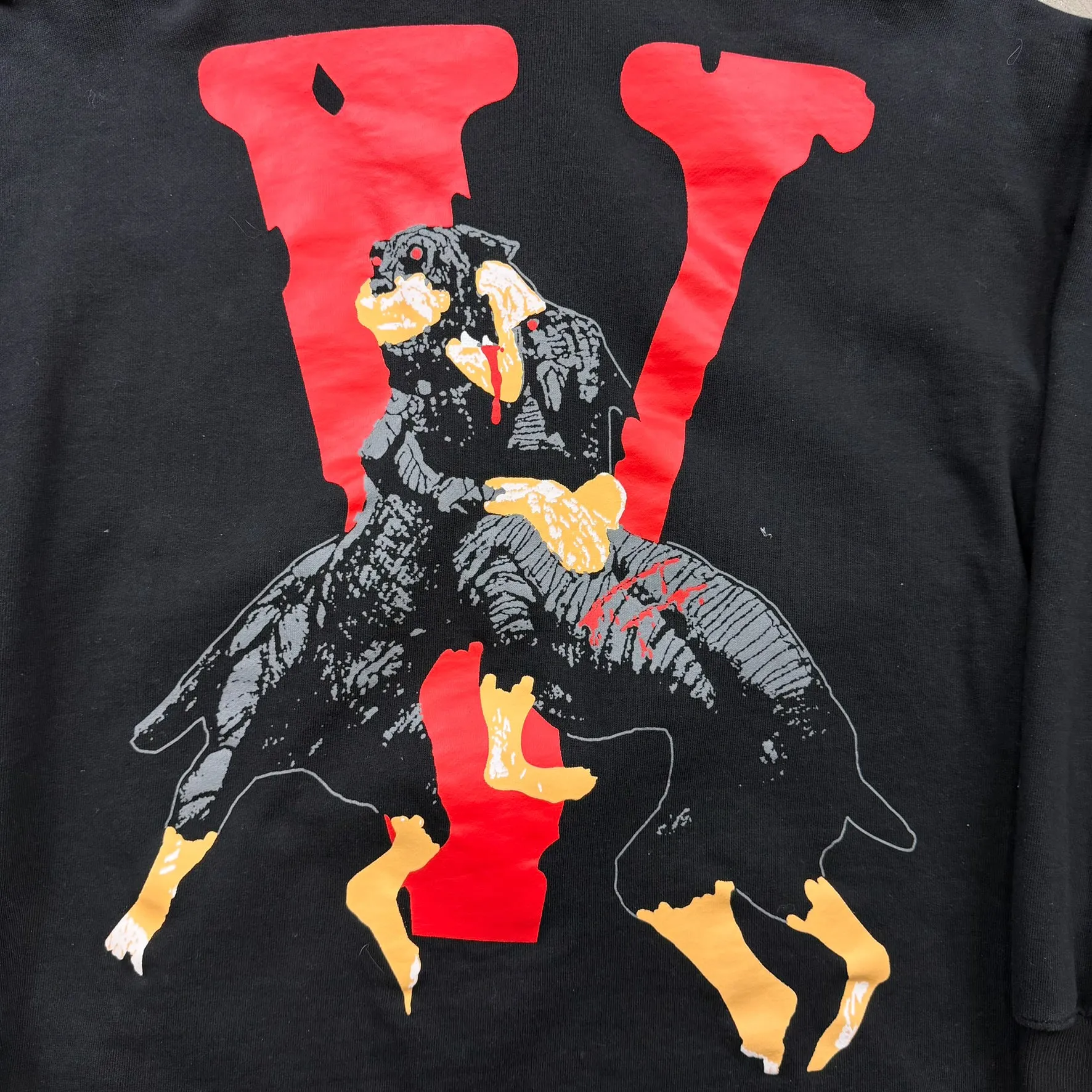 F- Vlone City Morgue Dogs Cropped Hoodie sold by HG Vintage product image thumbnail 4