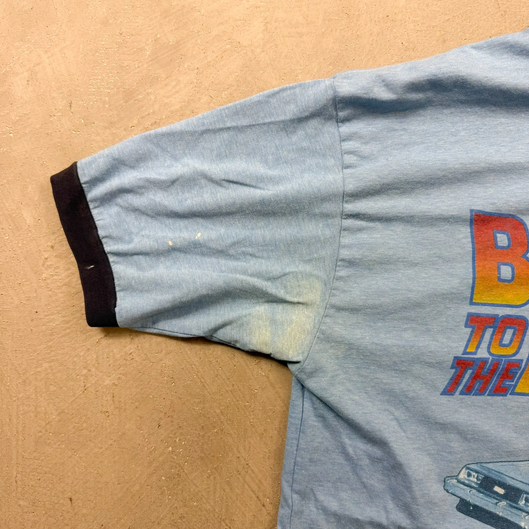 F- Vintage Back To The Future Ringer Thunder Creek Tag Tee sold by HG Vintage product image thumbnail 4