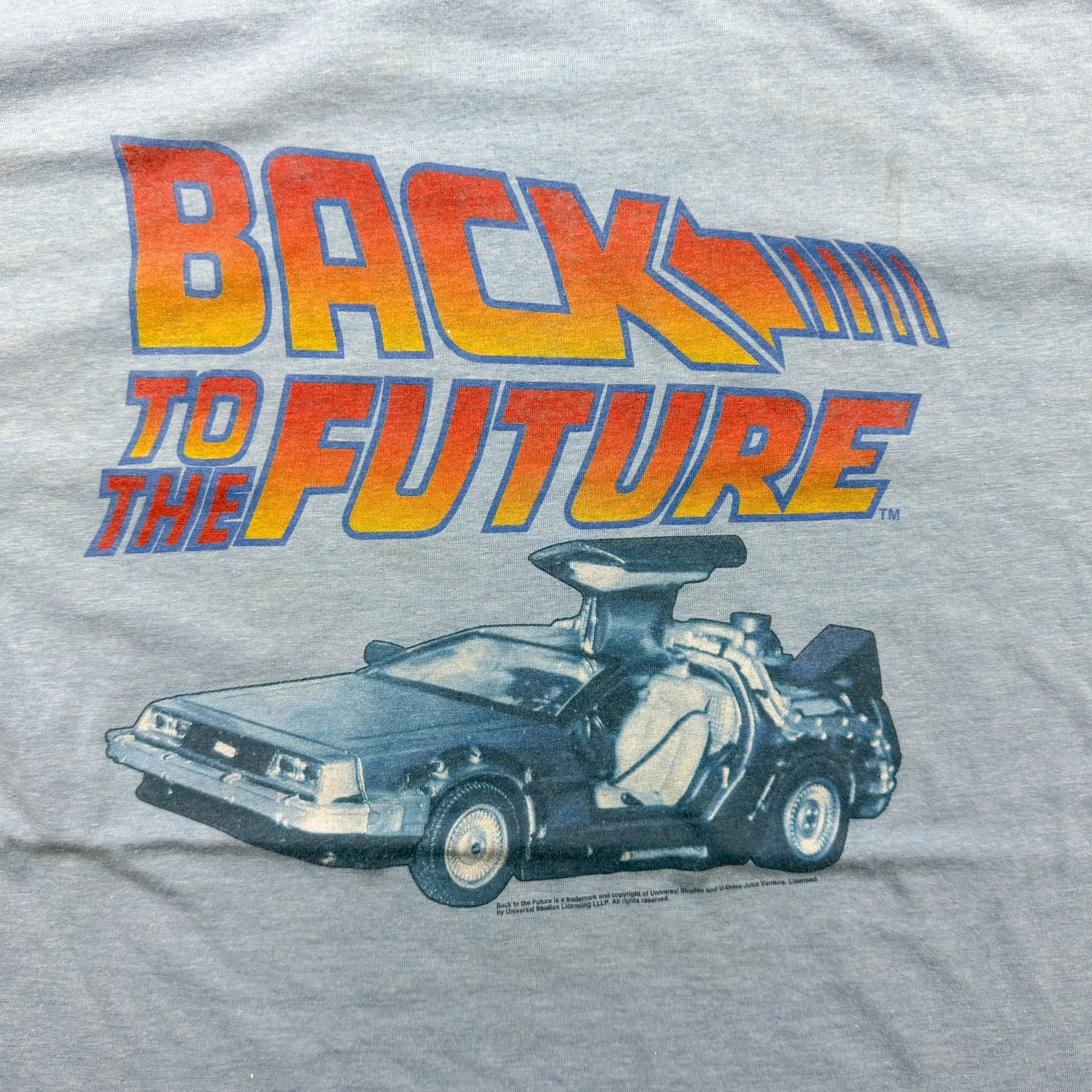 F- Vintage Back To The Future Ringer Thunder Creek Tag Tee sold by HG Vintage product image thumbnail 2