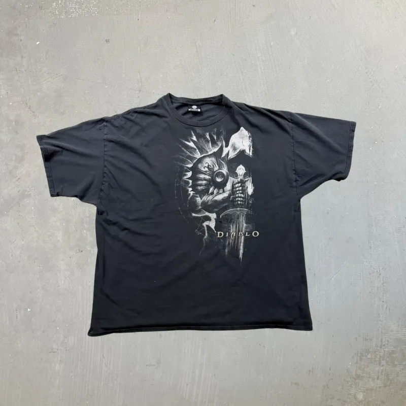F- Vintage Diablo 2 Blizzard Entertainment Graphic Tee made by HG Vintage