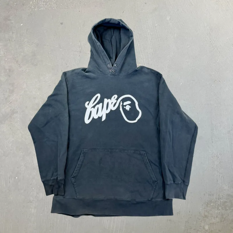 F- Bape Text & Logo Hoodie sold by HG Vintage