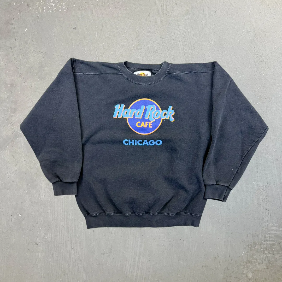 F- Vintage Hard Rock Cafe Chicago Made In USA Crewneck sold by HG Vintage