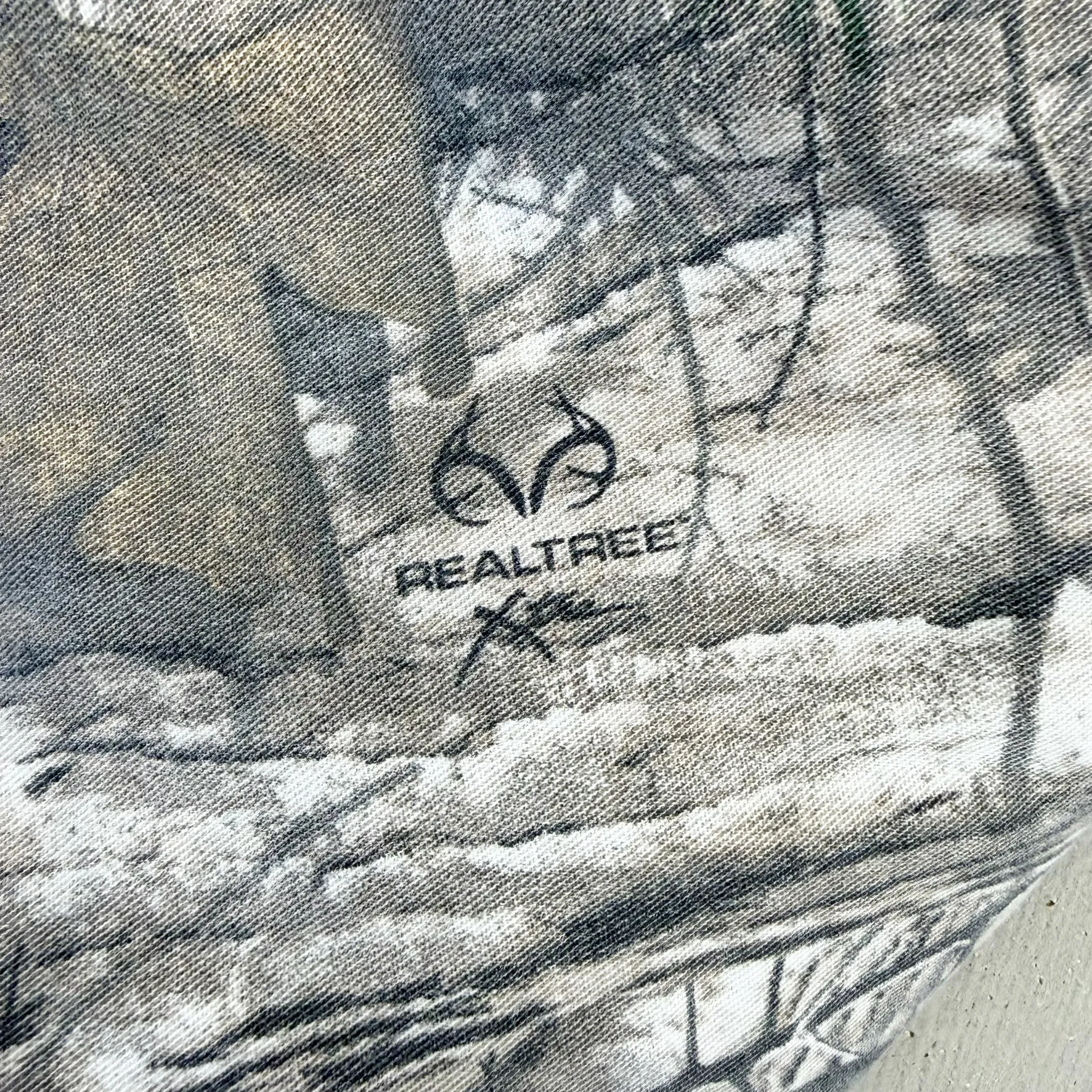 F- Real Tree Xtra Embroidered Yellow Text Zip Up Winter Jacket sold by HG Vintage product image thumbnail 4