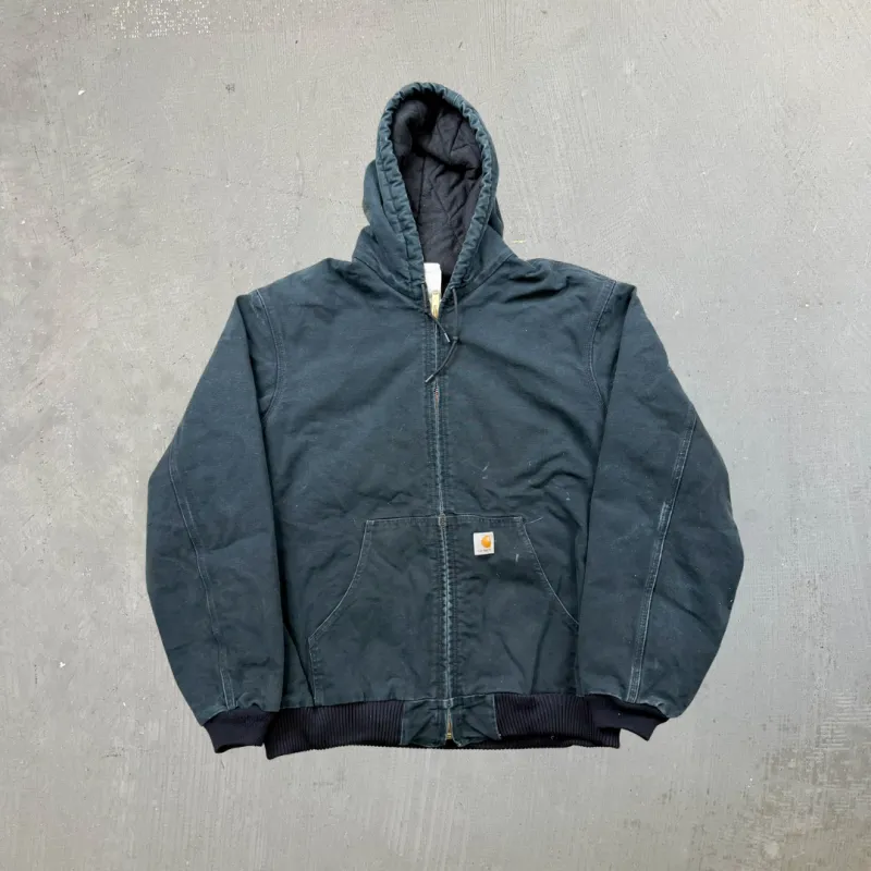 F- Vintage Carhartt Active Quilt Lined Hooded Work Jacket sold by HG Vintage