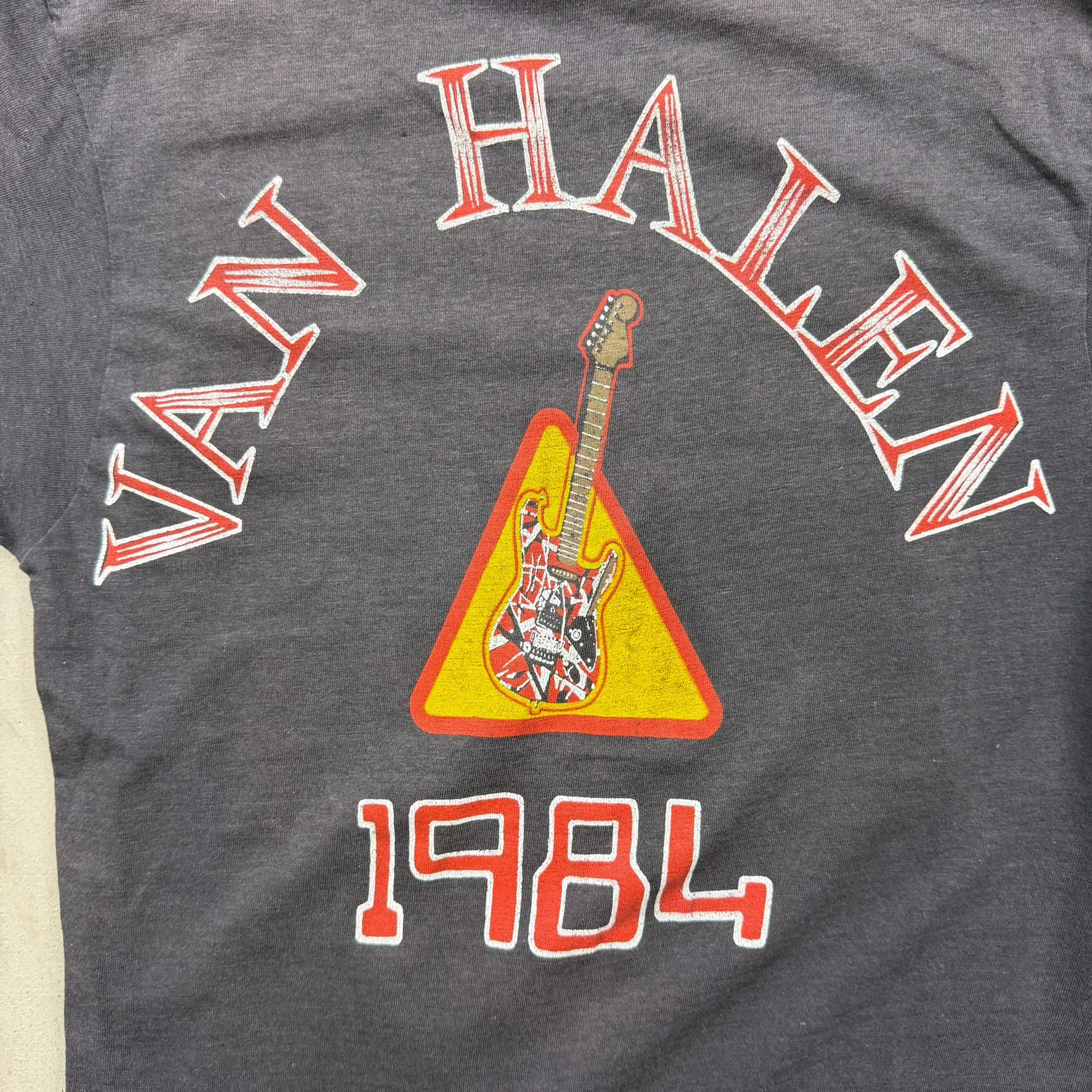 F- Vintage '84 Van Halen 1984 Graphic Made In USA Single Stitch Tee sold by HG Vintage product image thumbnail 4