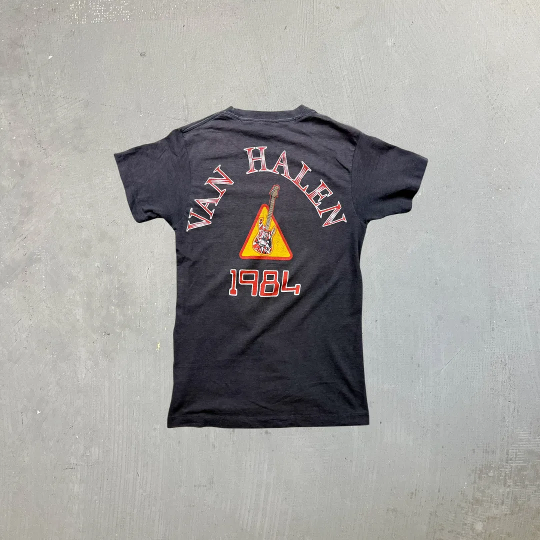 F- Vintage '84 Van Halen 1984 Graphic Made In USA Single Stitch Tee sold by HG Vintage product image thumbnail 3
