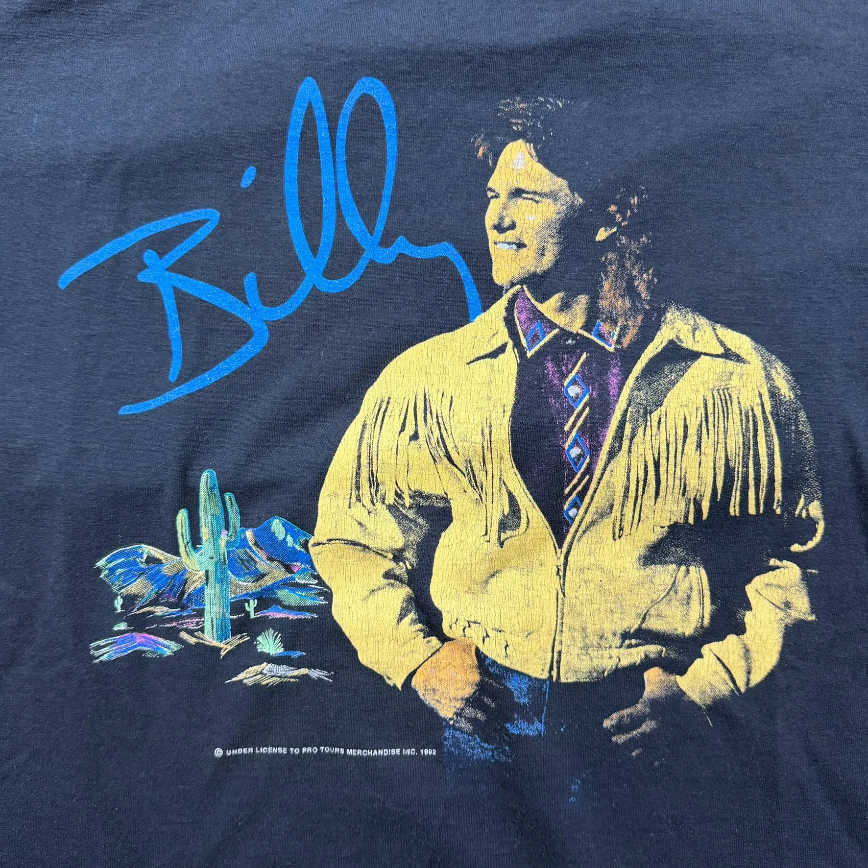 F- Vintage '92 Billy Dean Graphic Made In USA Single Stitch Tee sold by HG Vintage product image thumbnail 2